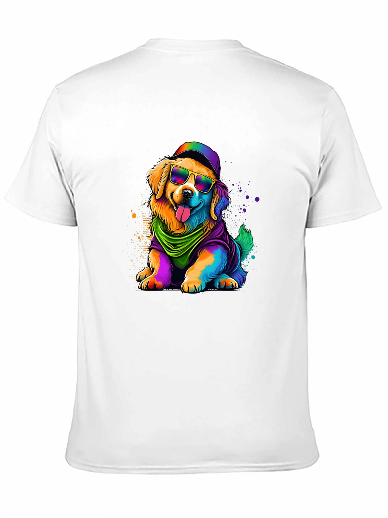 Rainbow Dog Graphic T-Shirt - Unisex