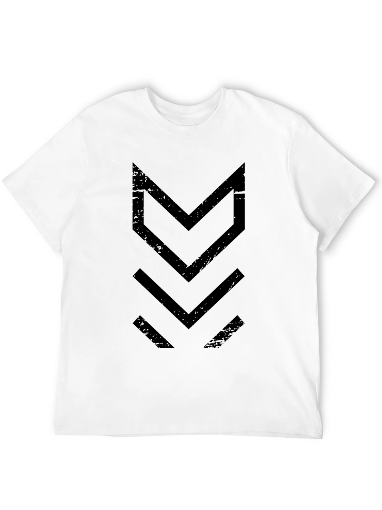 Mens Black Arrow Graphic T-Shirt