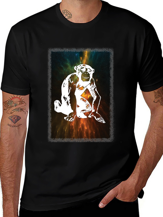Monkey Galaxy T-Shirt - Unique Graphic Tee