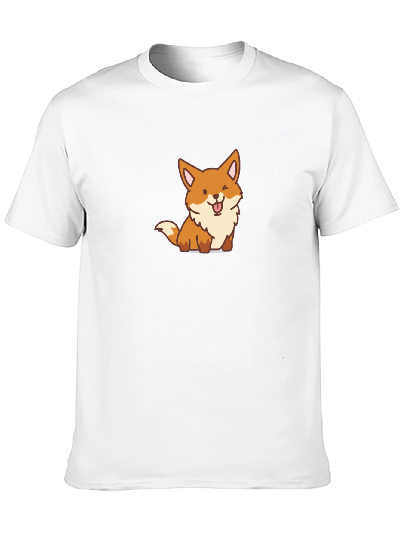 Cute Winking Fox Graphic Tee - Unisex