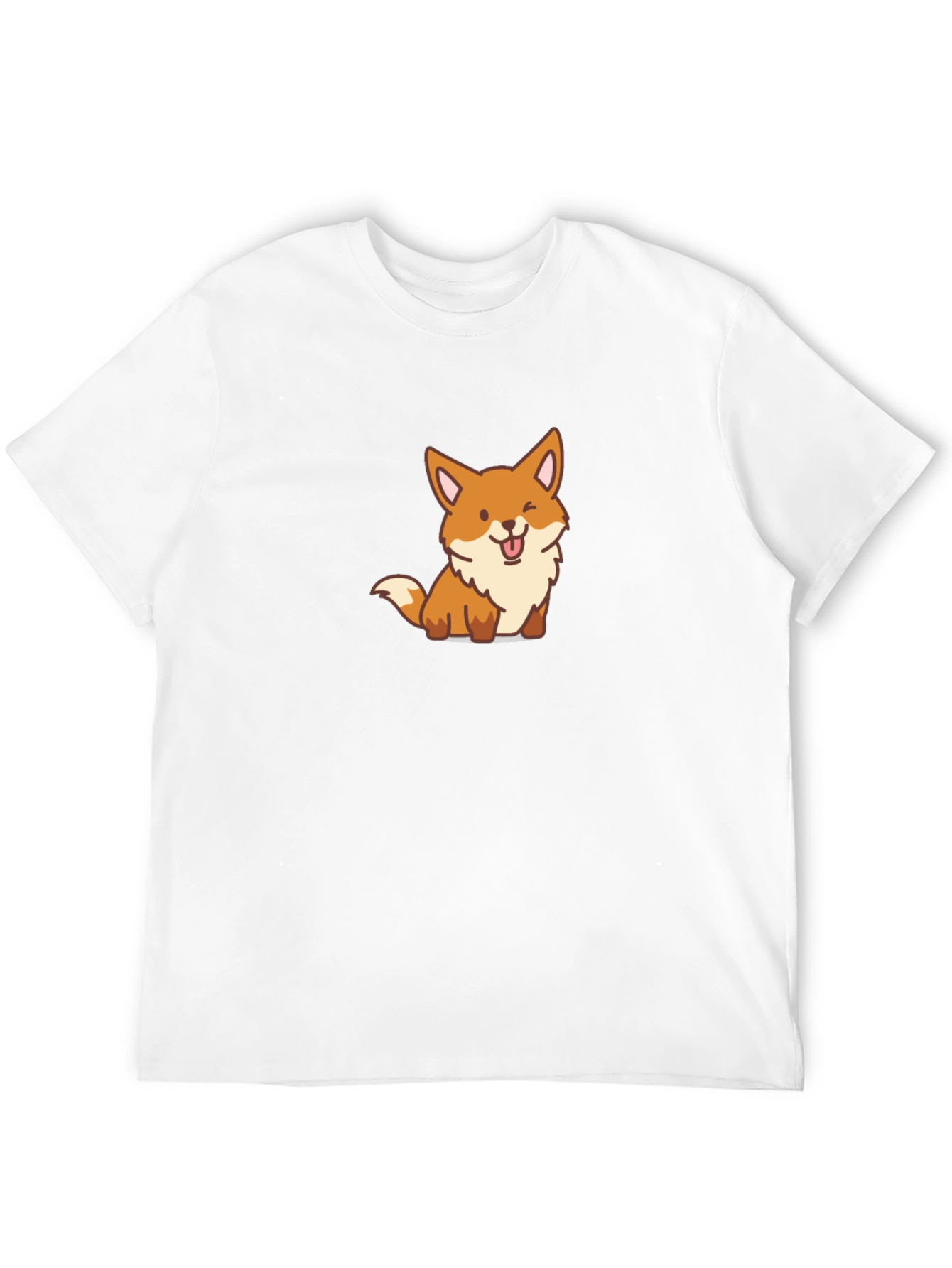 Cute Winking Fox Graphic Tee - Unisex