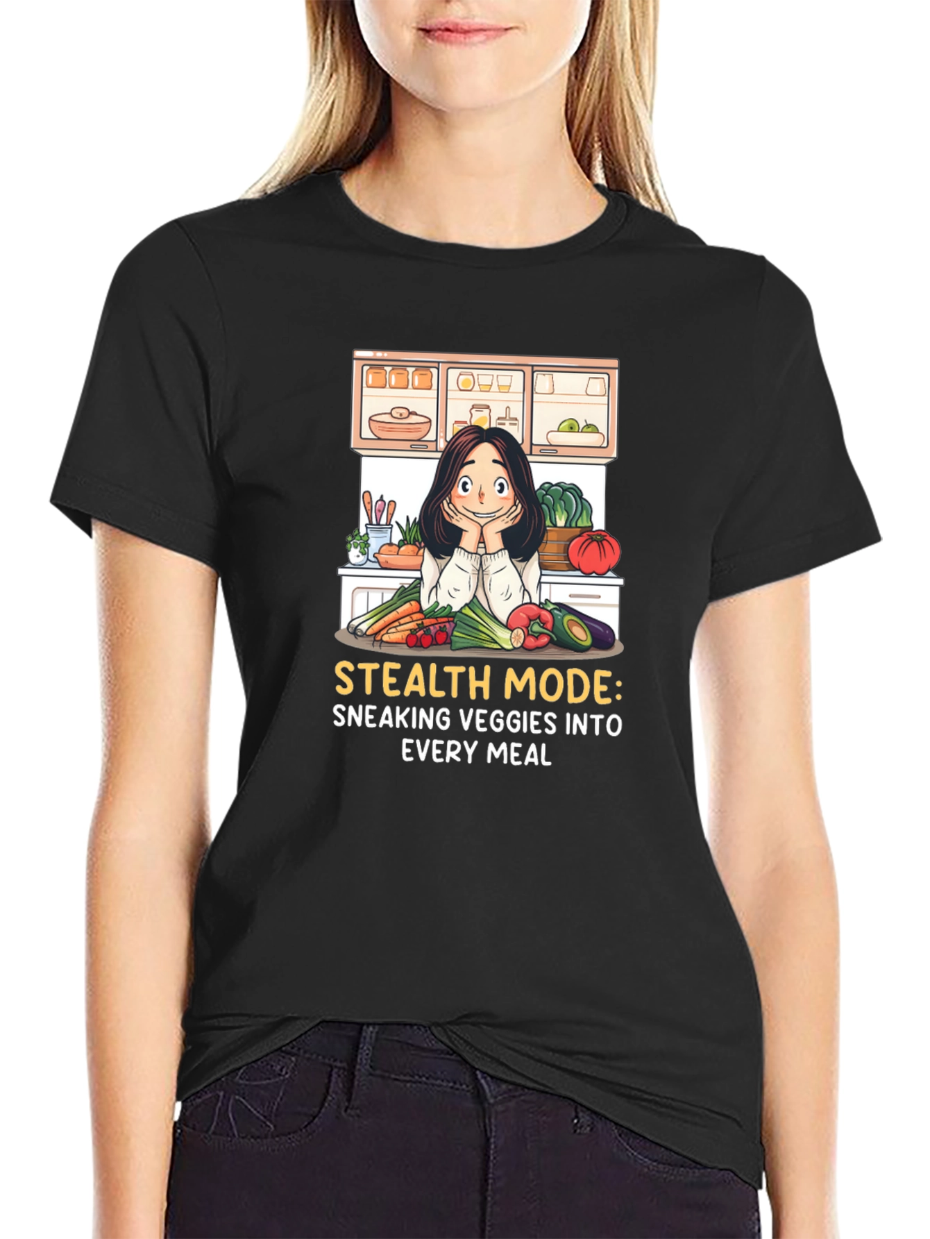 Stealth Veggies Graphic T-Shirt
