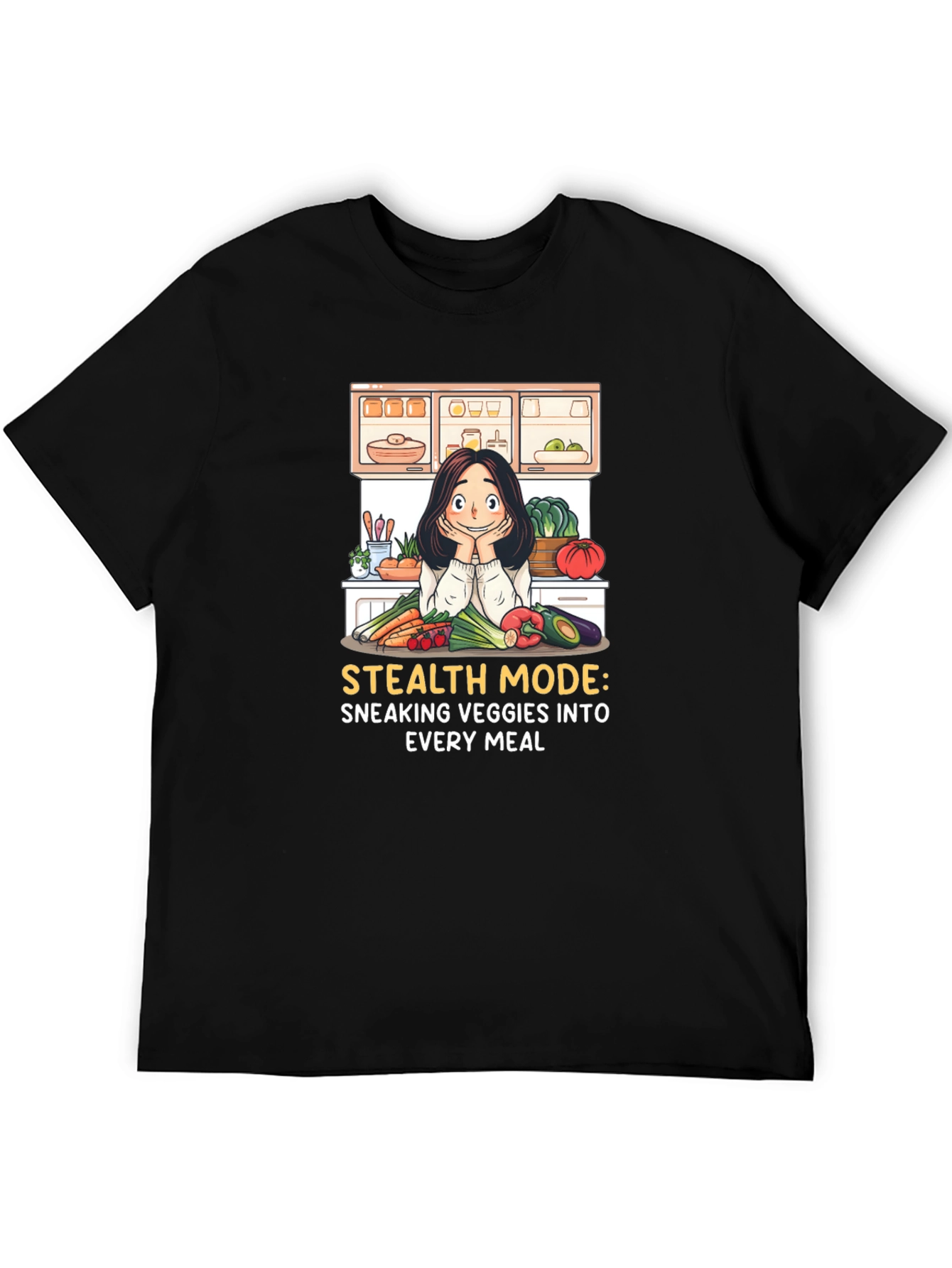 Stealth Veggies Graphic T-Shirt