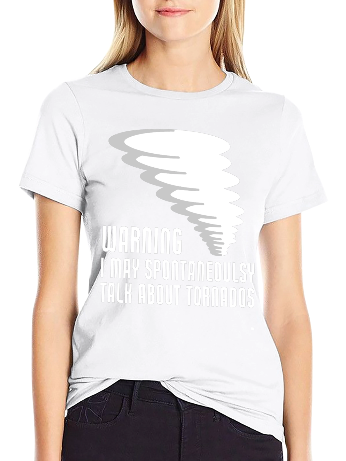 Tornado Enthusiast T-Shirt: Warning Spontaneous Talk!