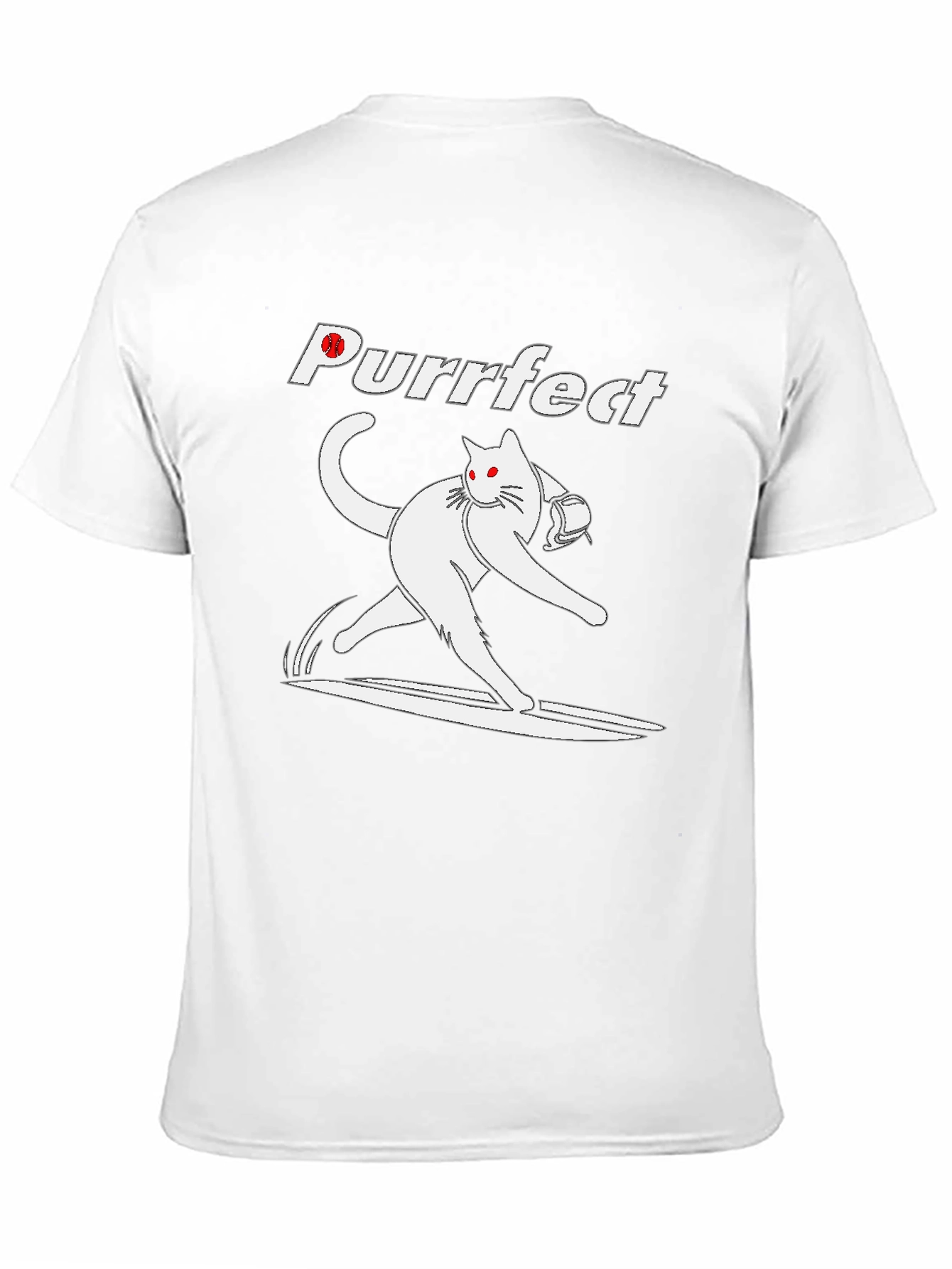 Purrfect Bowling Cat T-Shirt - Strike in Style!