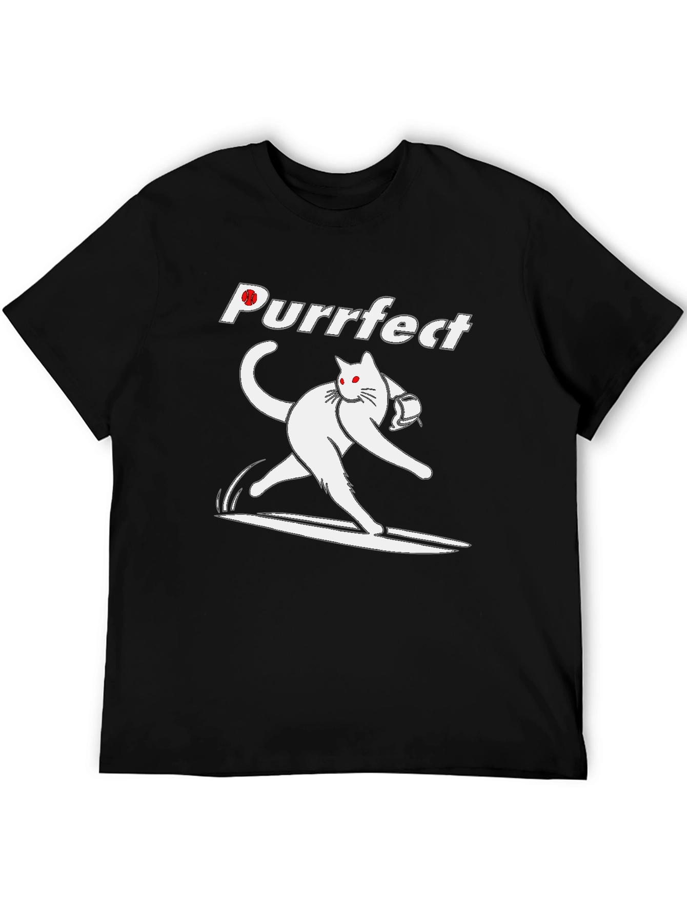 Purrfect Bowling Cat T-Shirt - Strike in Style!