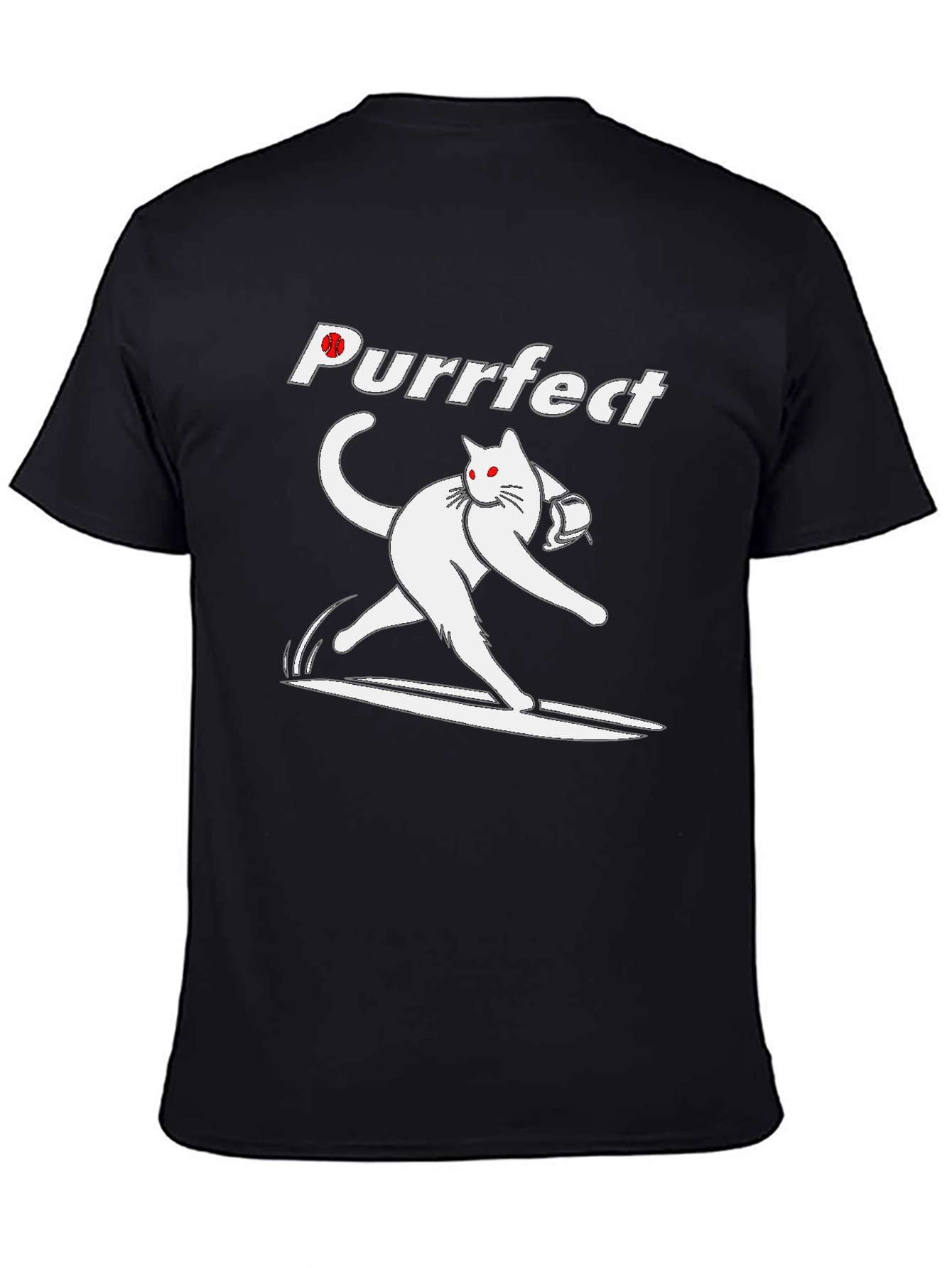 Purrfect Bowling Cat T-Shirt - Strike in Style!