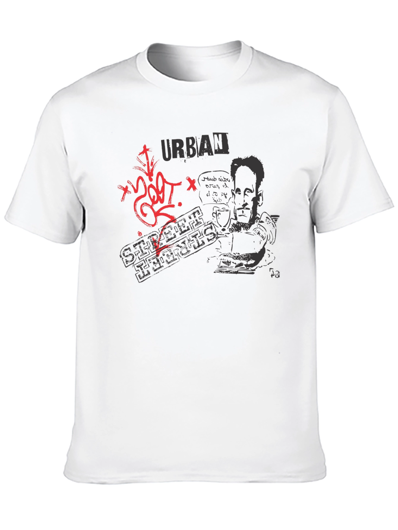 Urban Street Arts T-Shirt - Black Graphic Tee