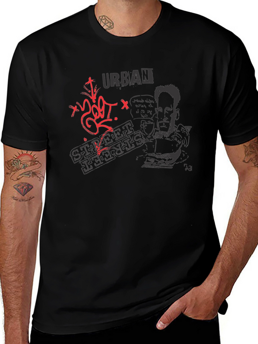 Urban Street Arts T-Shirt - Black Graphic Tee