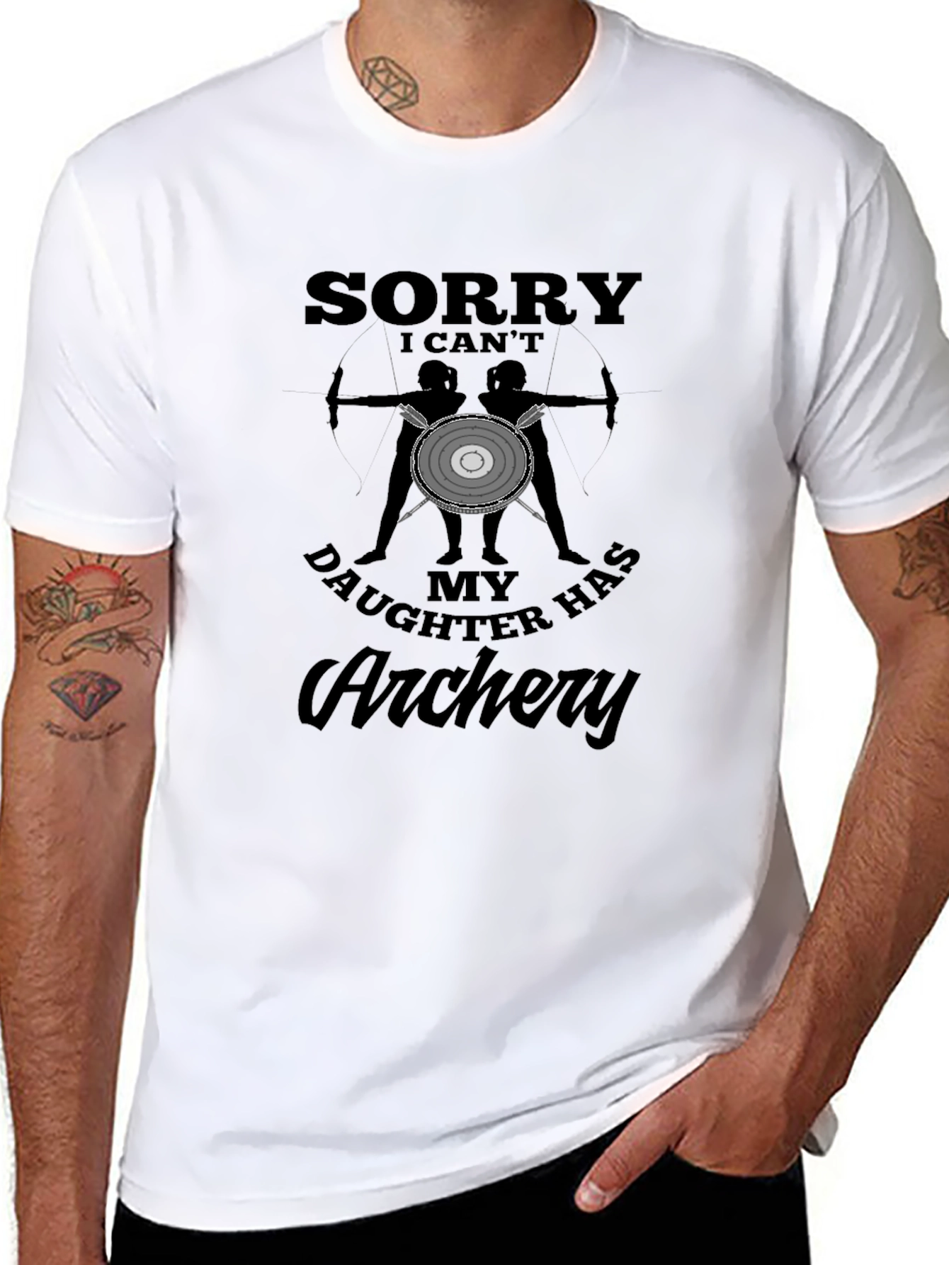 Archery Dad T-Shirt - My Daughter Has Archery!