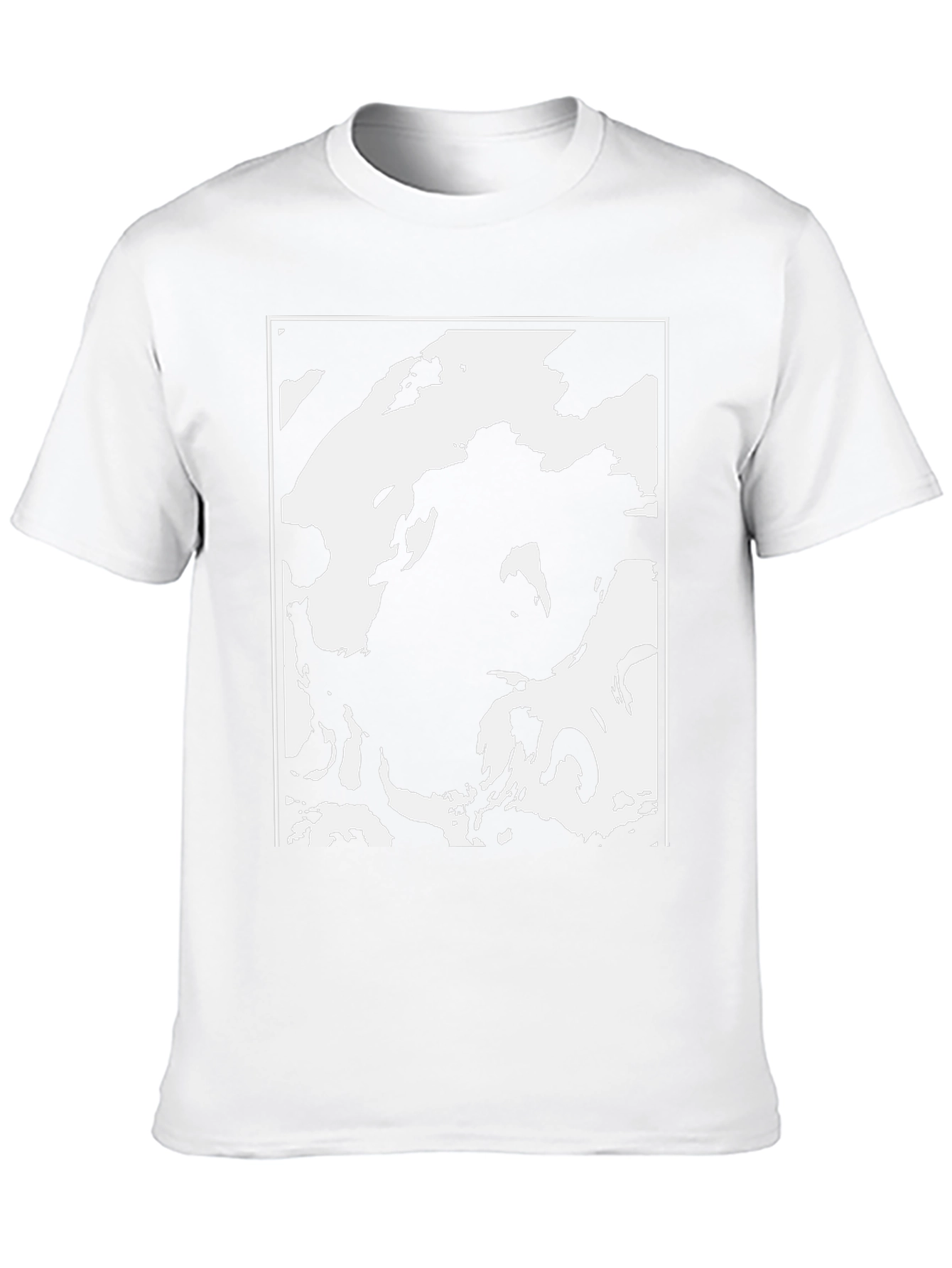 Abstract Black & White Graphic Tee