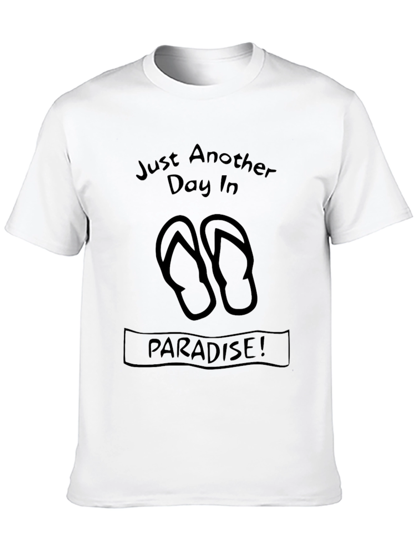 Paradise Found Black Graphic T-Shirt