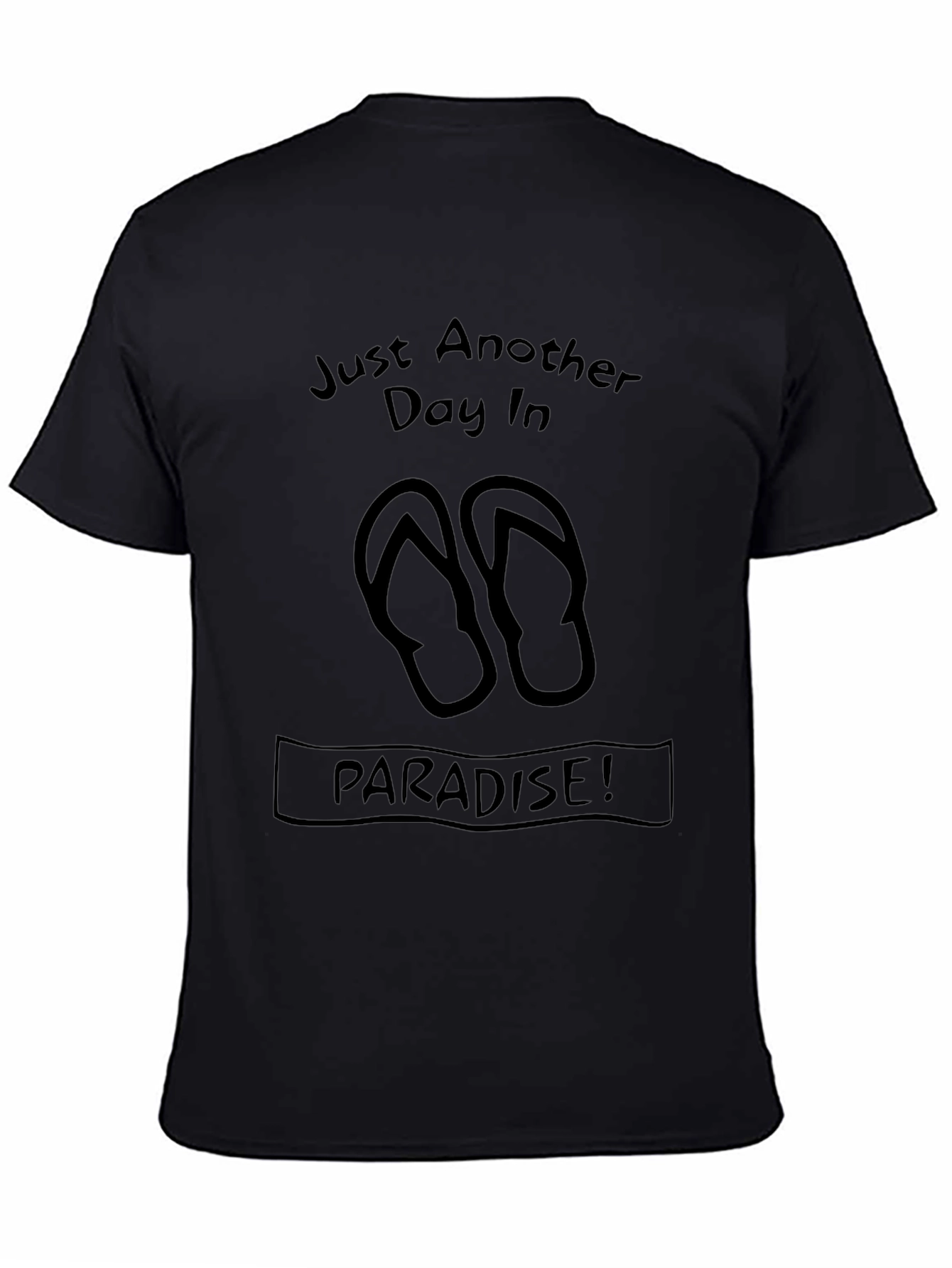 Paradise Found Black Graphic T-Shirt