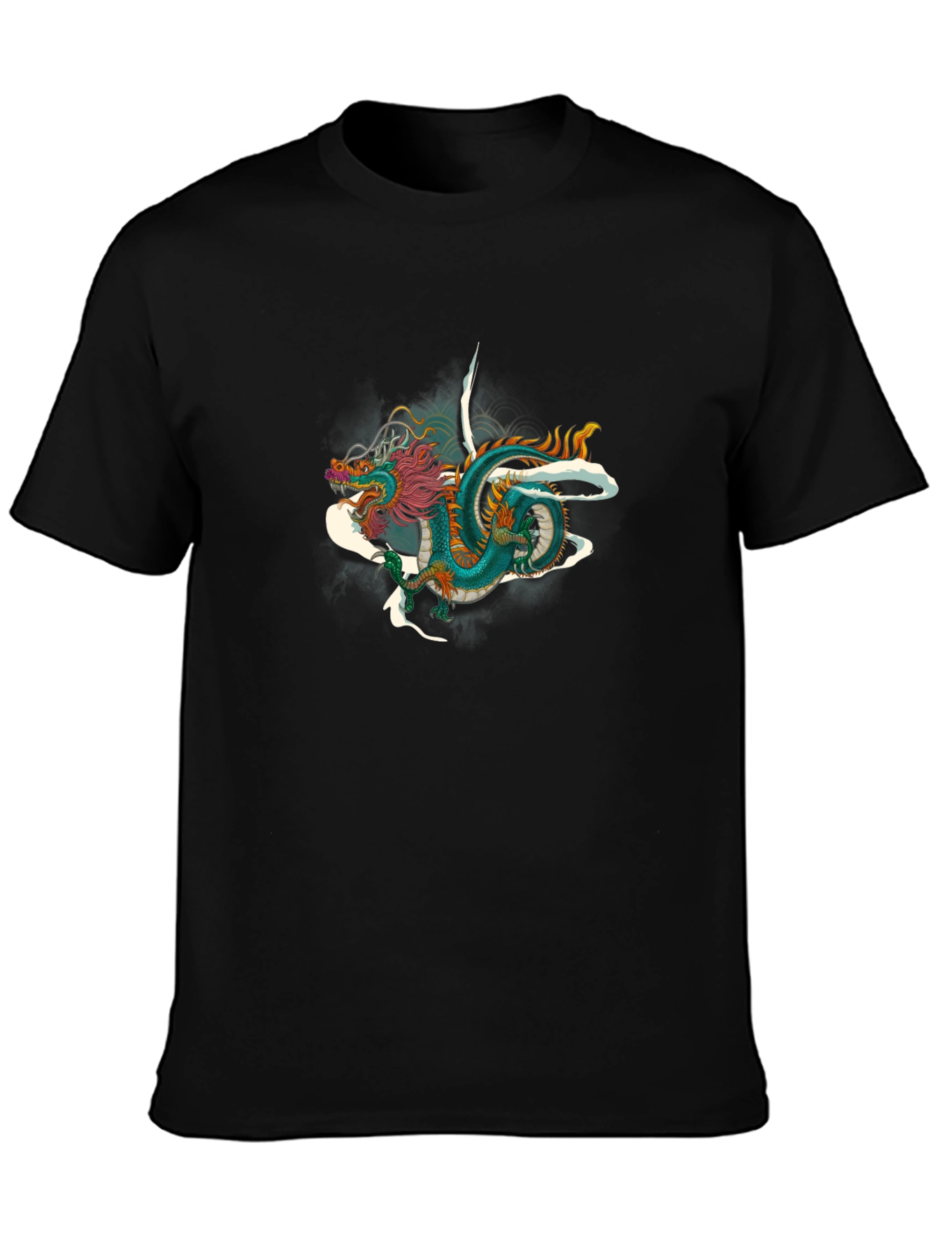 Dragon Graphic Black Tee