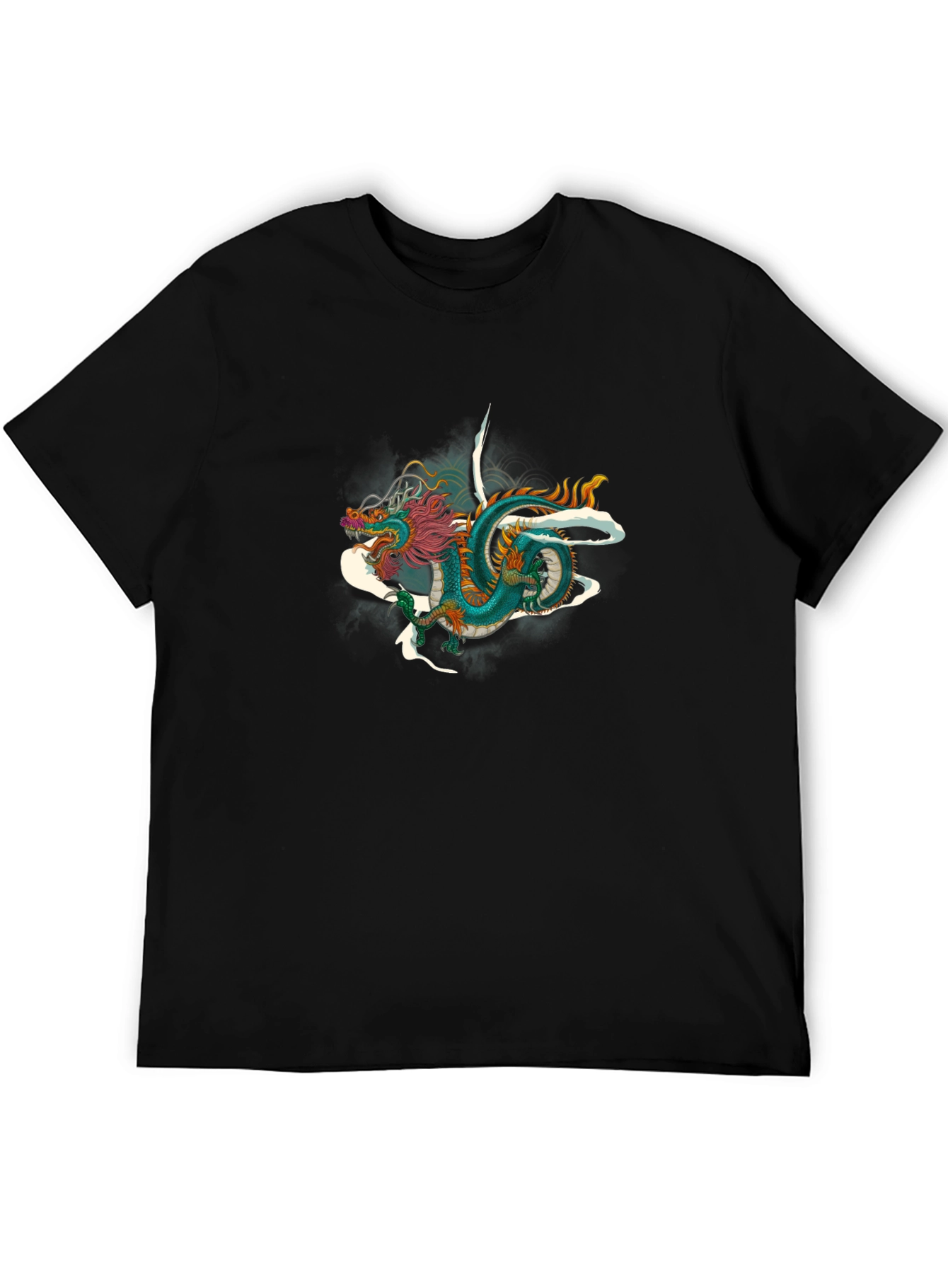 Dragon Graphic Black Tee