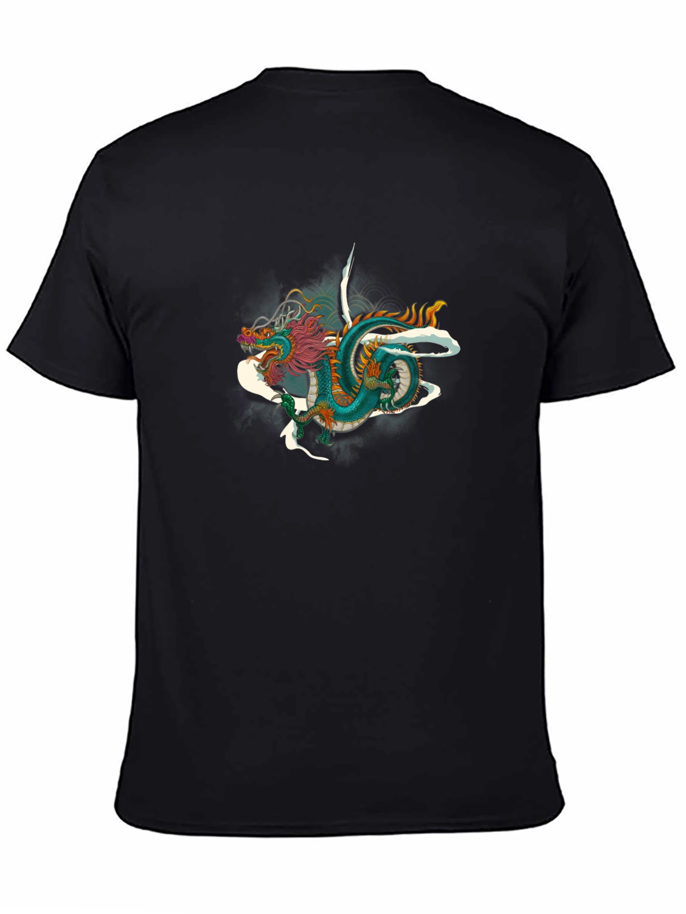 Dragon Graphic Black Tee