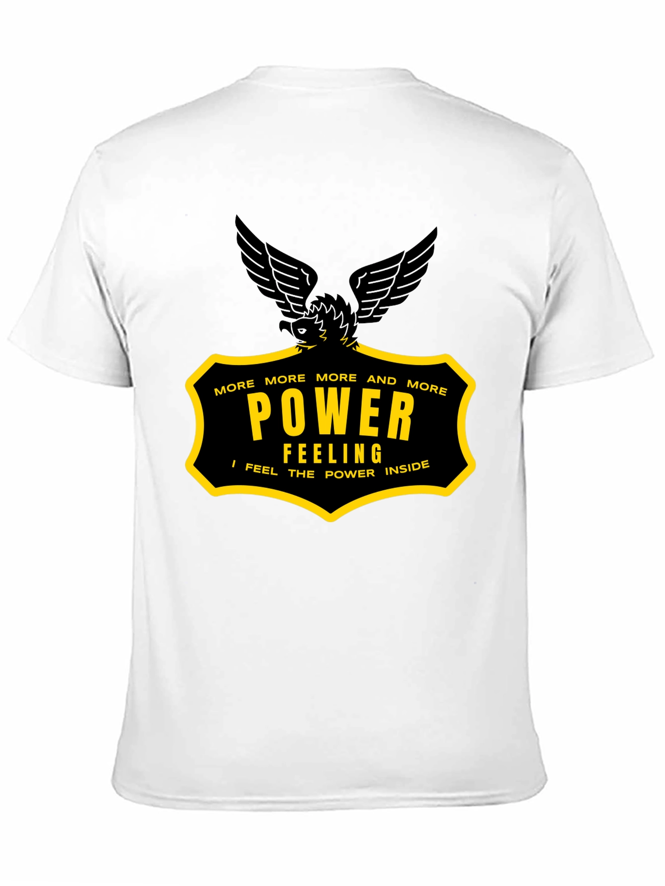 Power Feeling Graphic Tee - Black