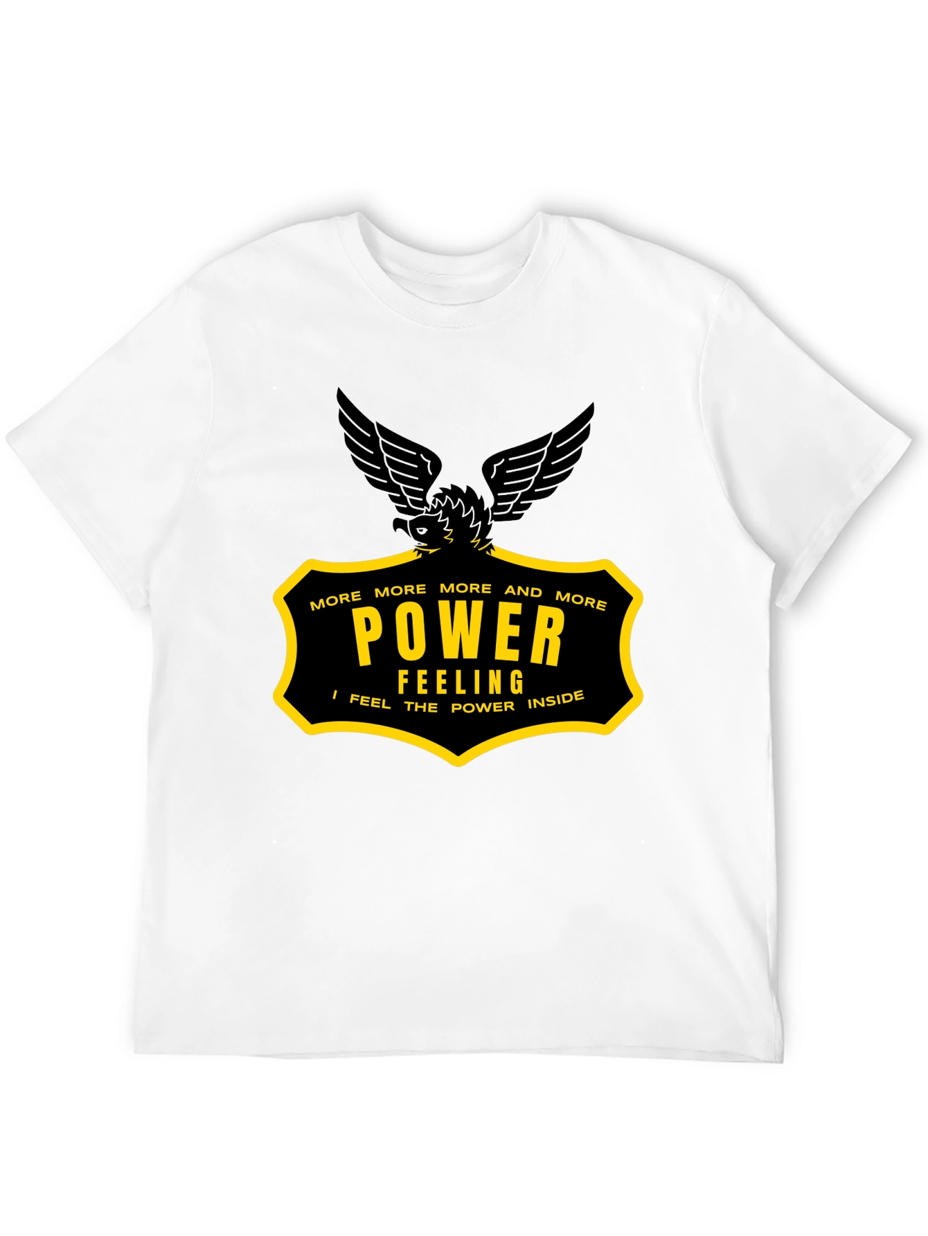 Power Feeling Graphic Tee - Black