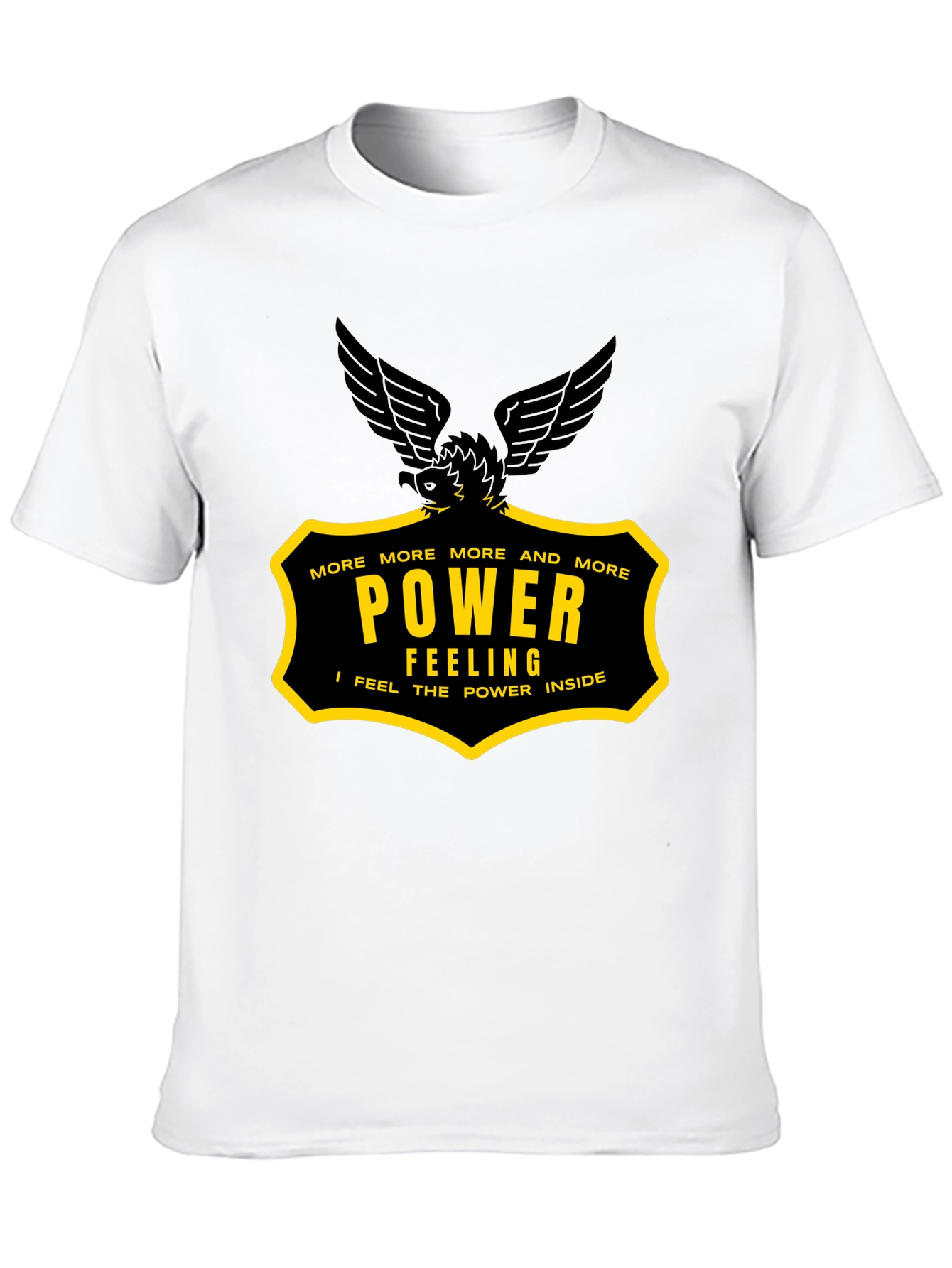 Power Feeling Graphic Tee - Black