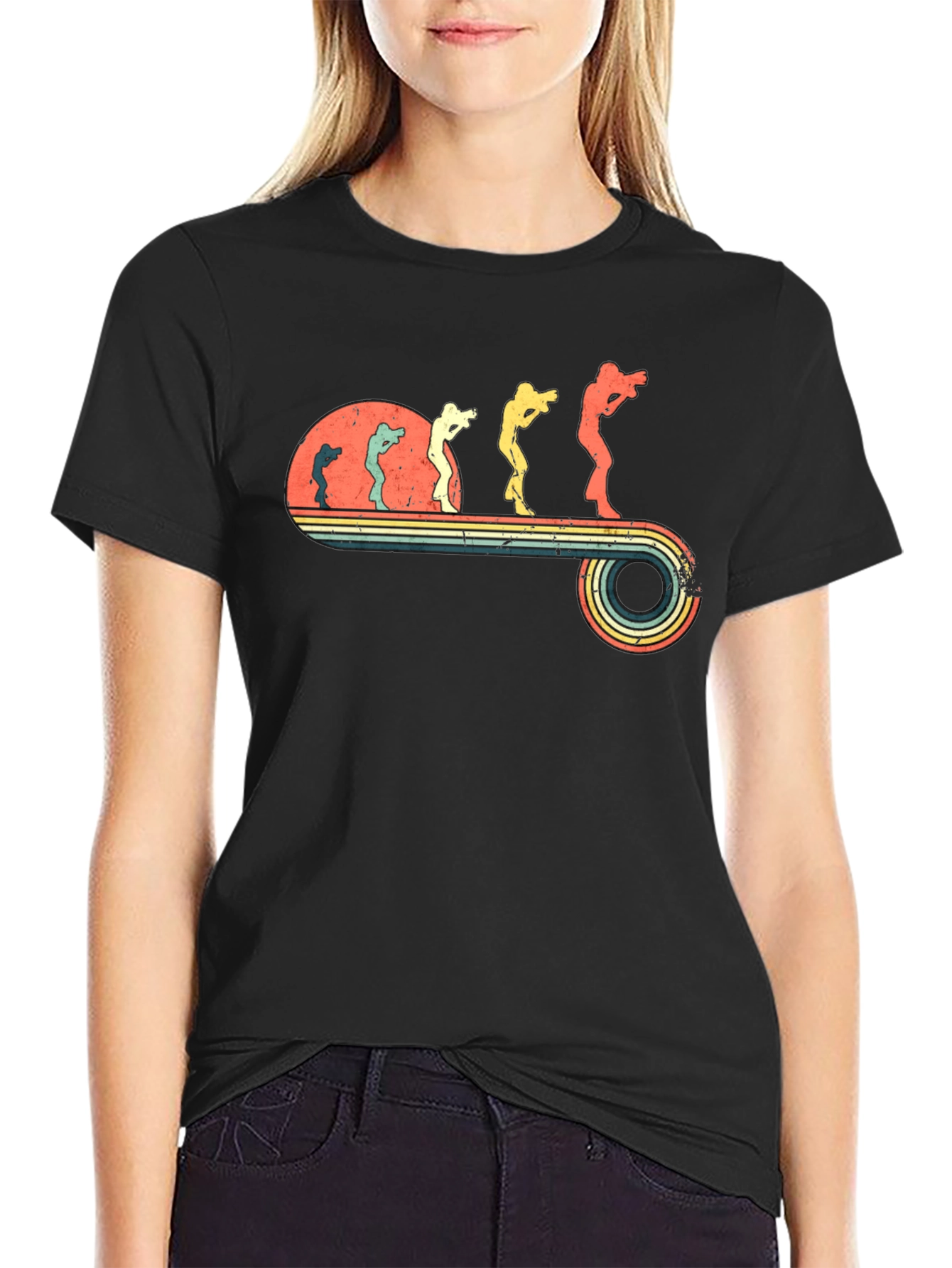 Photographer Evolution Retro T-Shirt