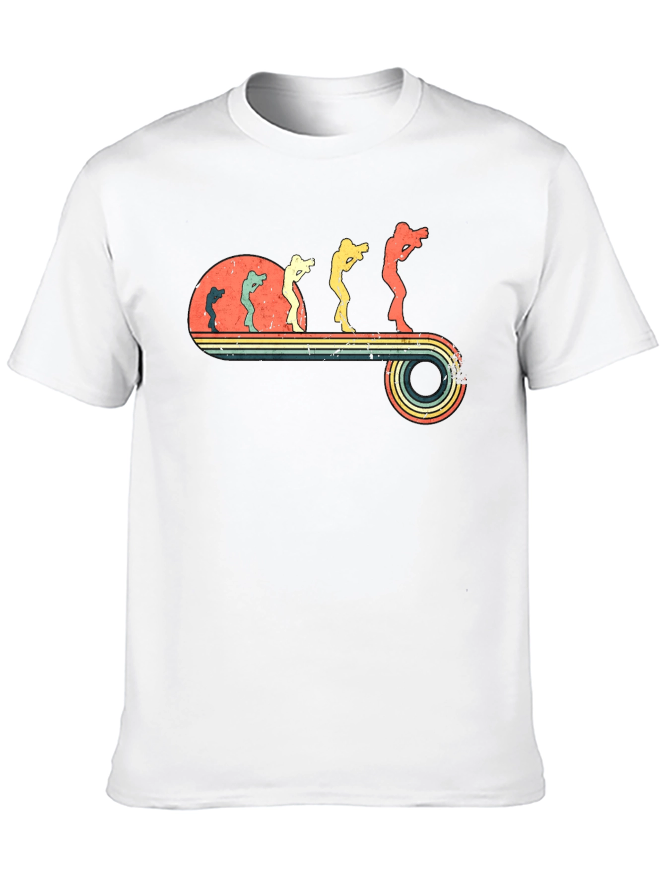 Photographer Evolution Retro T-Shirt