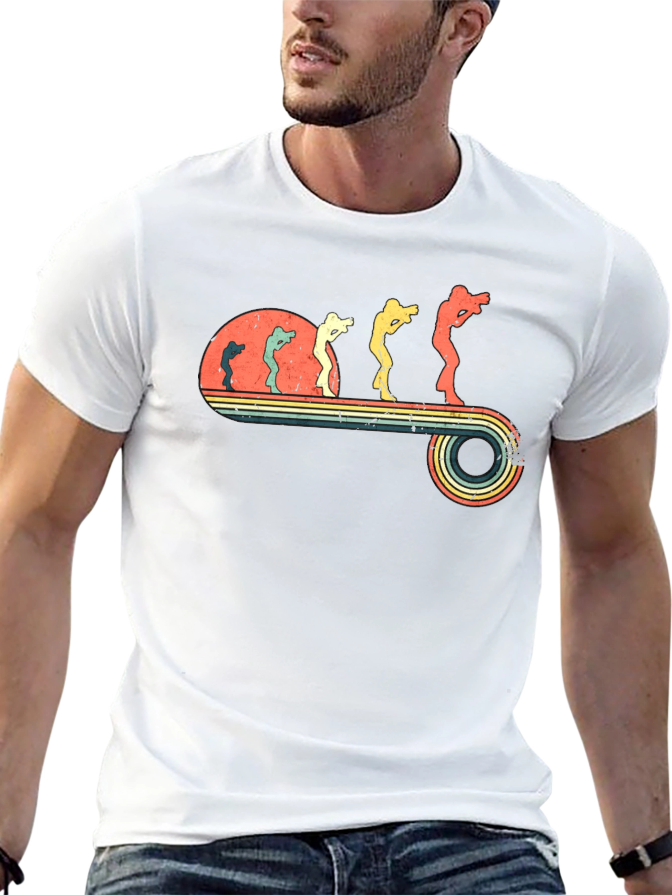 Photographer Evolution Retro T-Shirt