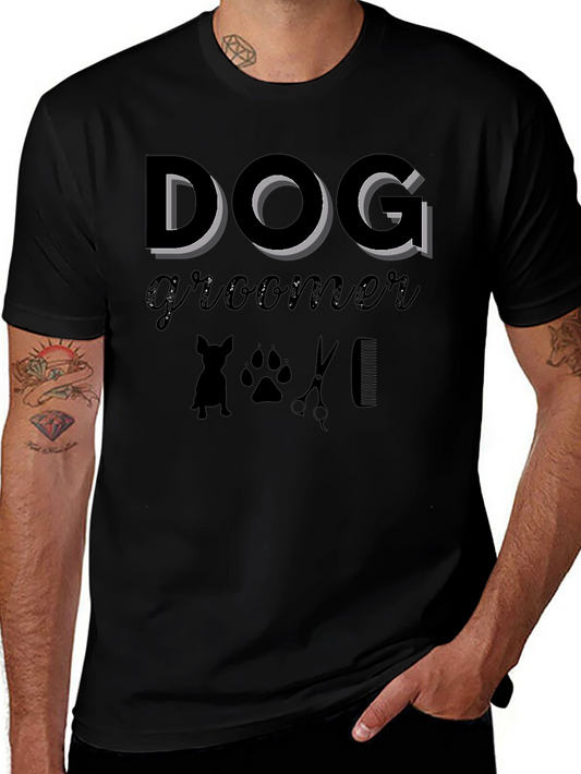 Dog Groomer T-Shirt Black