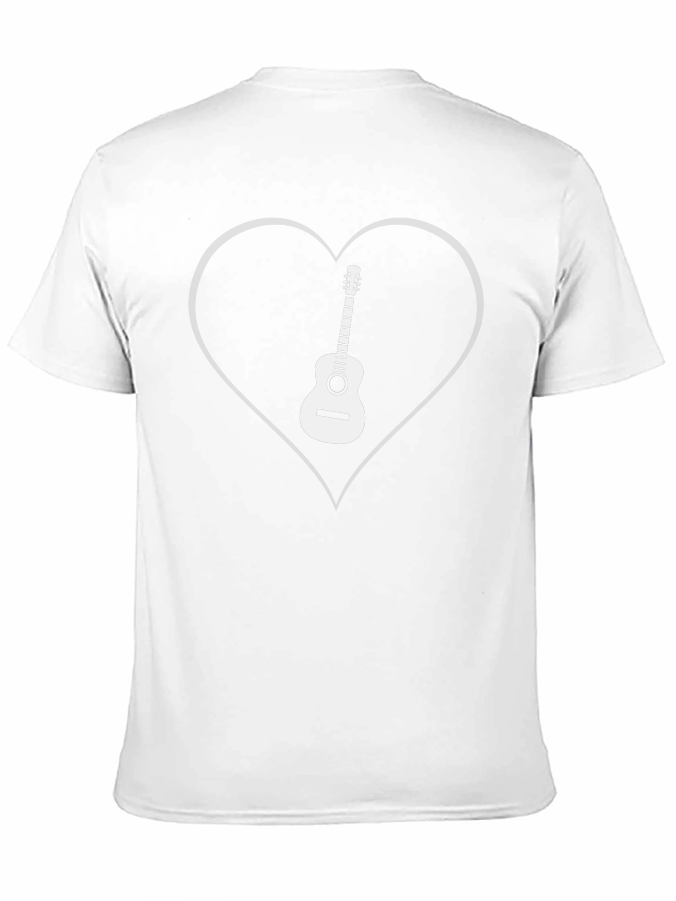 Guitar Heart Graphic Tee - Musician T-Shirt