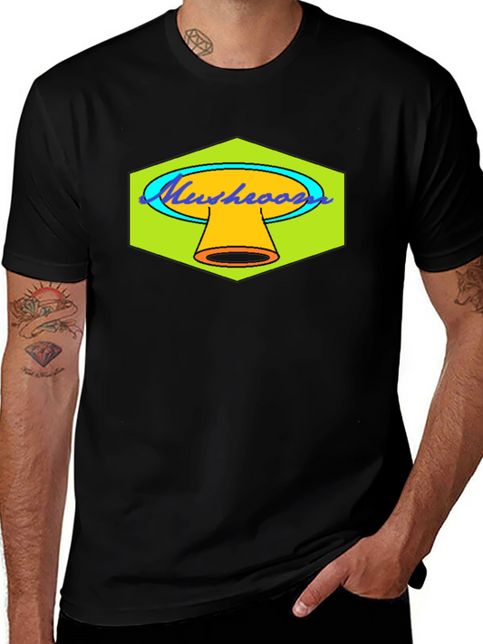 Mushroom Graphic Tee - Retro Design