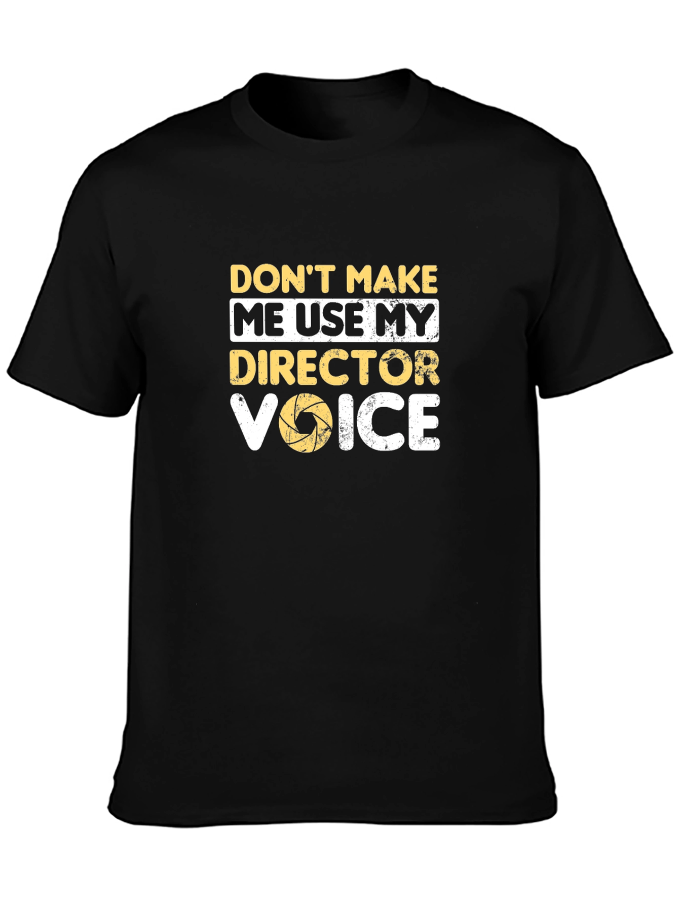 Director Voice T-Shirt - Funny Film Crew Apparel