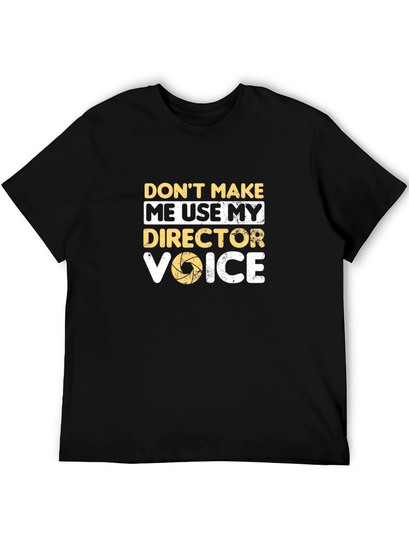 Director Voice T-Shirt - Funny Film Crew Apparel
