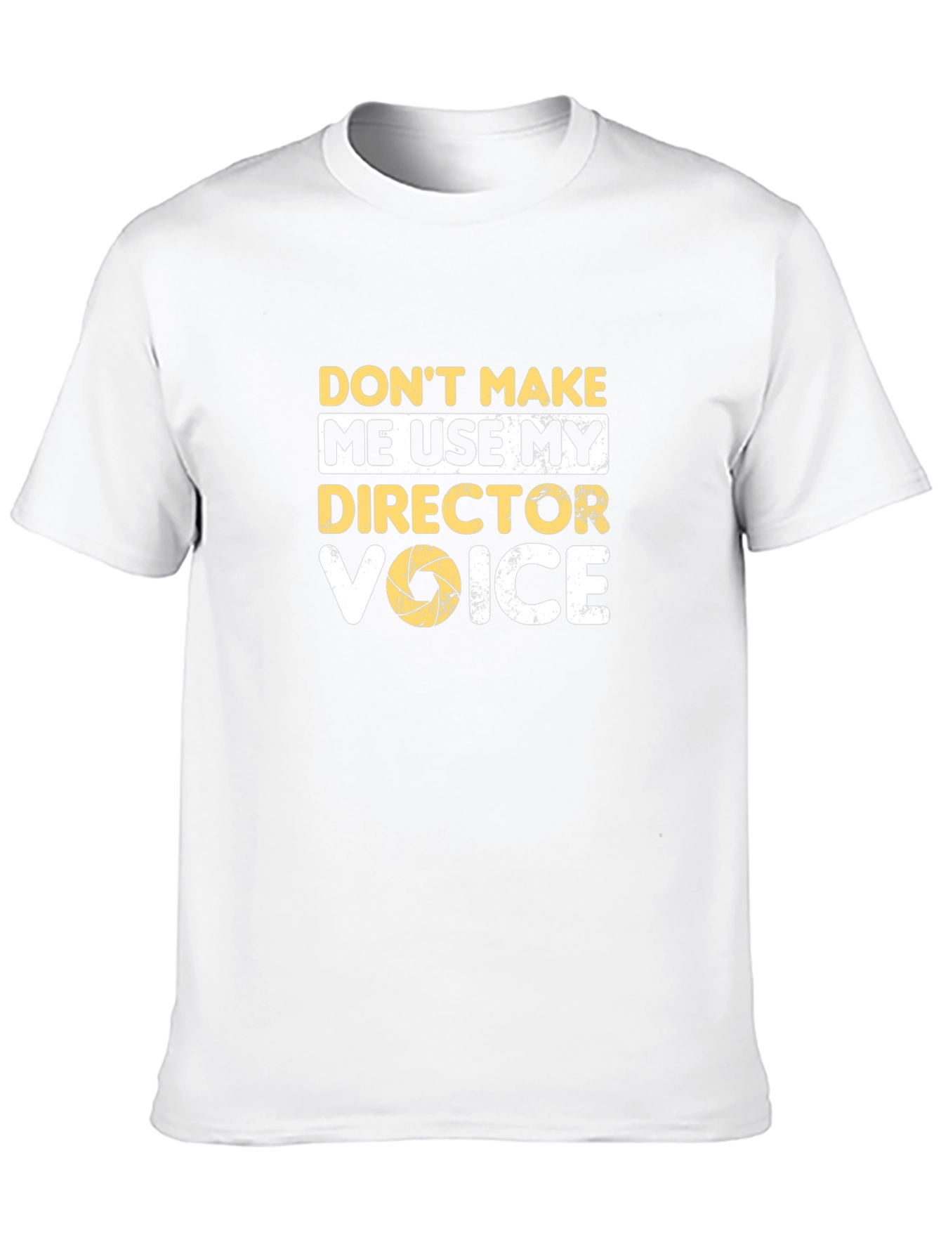 Director Voice T-Shirt - Funny Film Crew Apparel