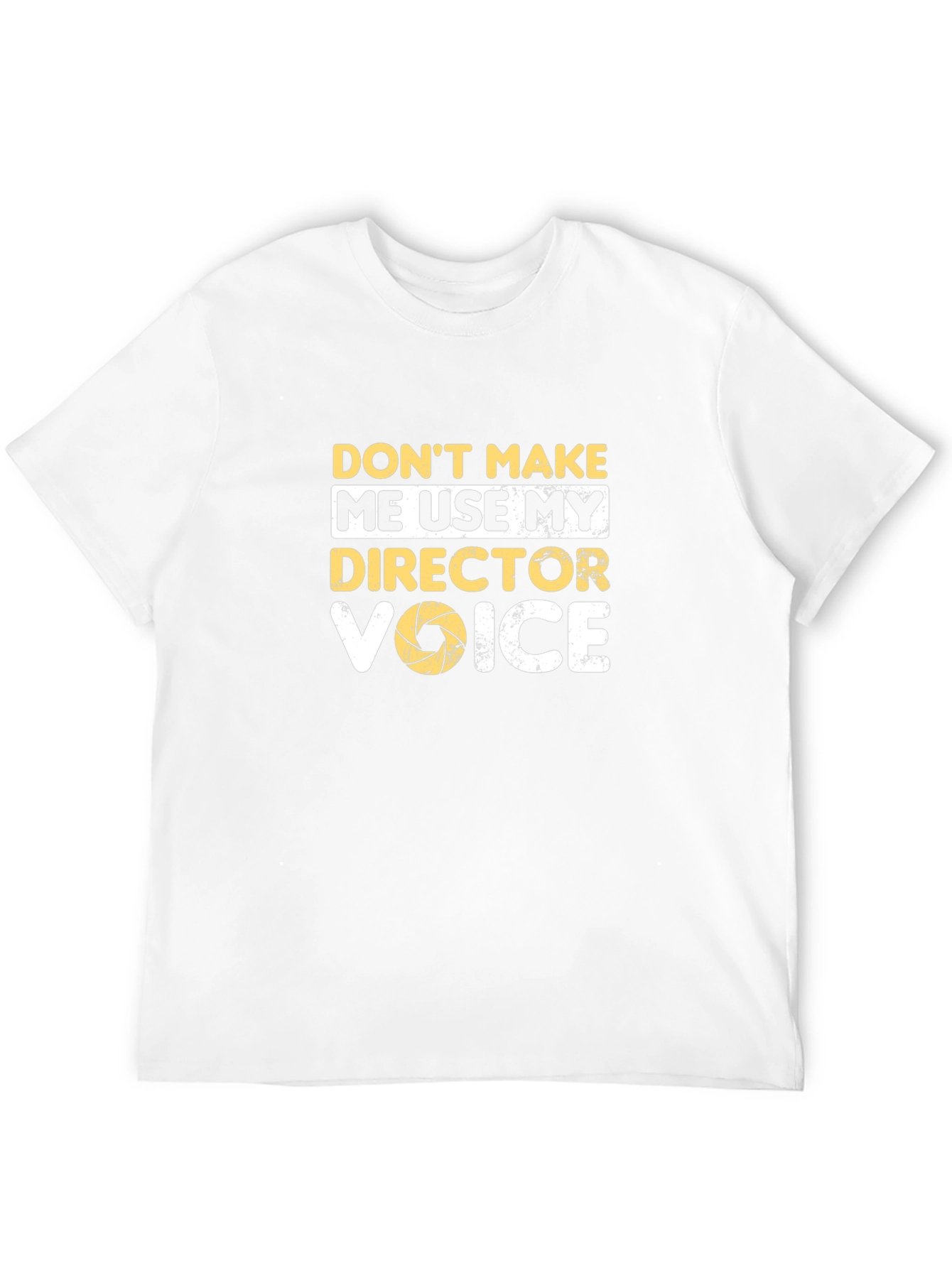 Director Voice T-Shirt - Funny Film Crew Apparel