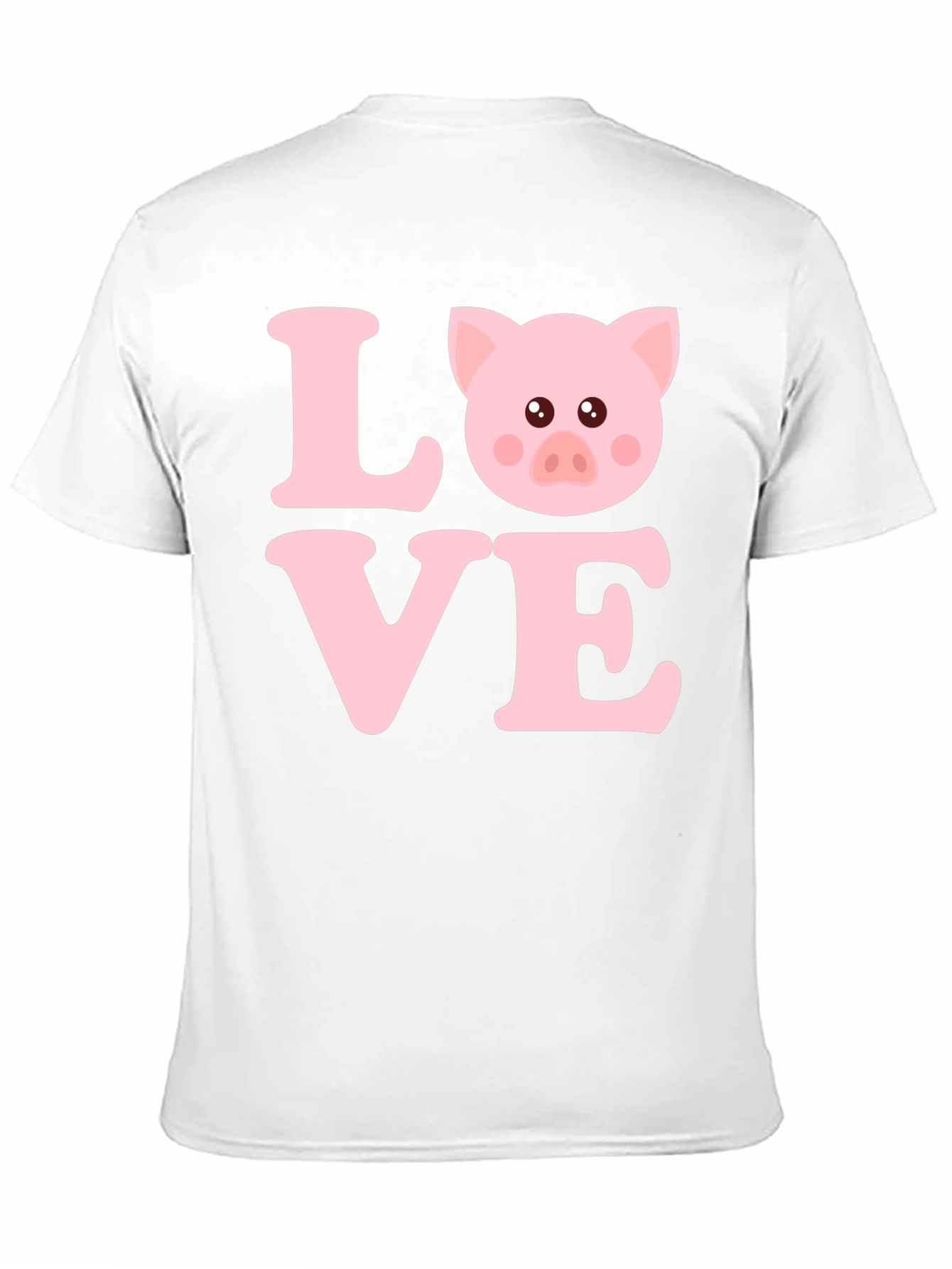 Love Pig T-Shirt - Cute Animal Graphic Tee