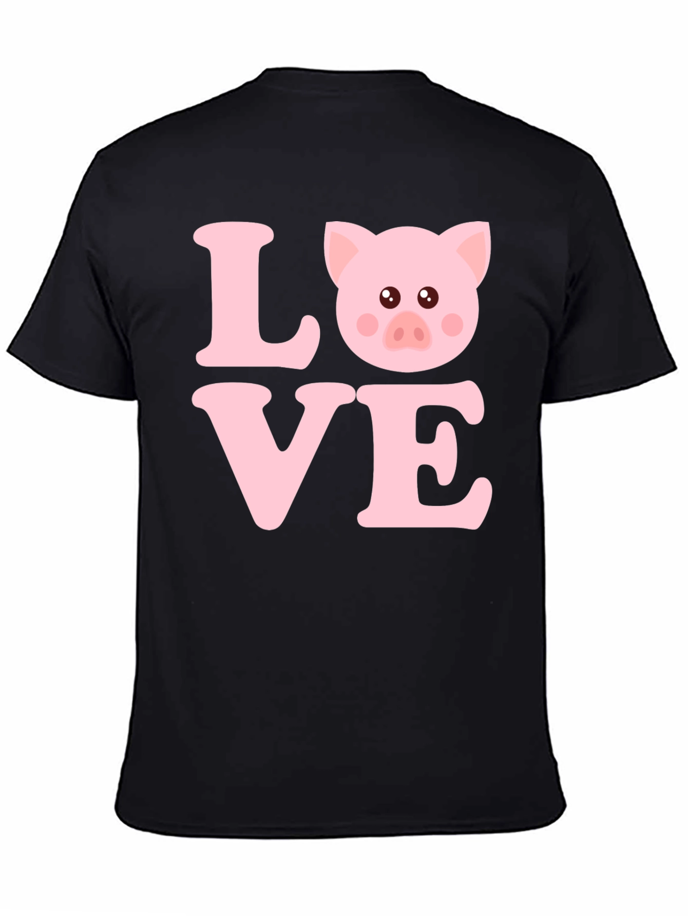 Love Pig T-Shirt - Cute Animal Graphic Tee