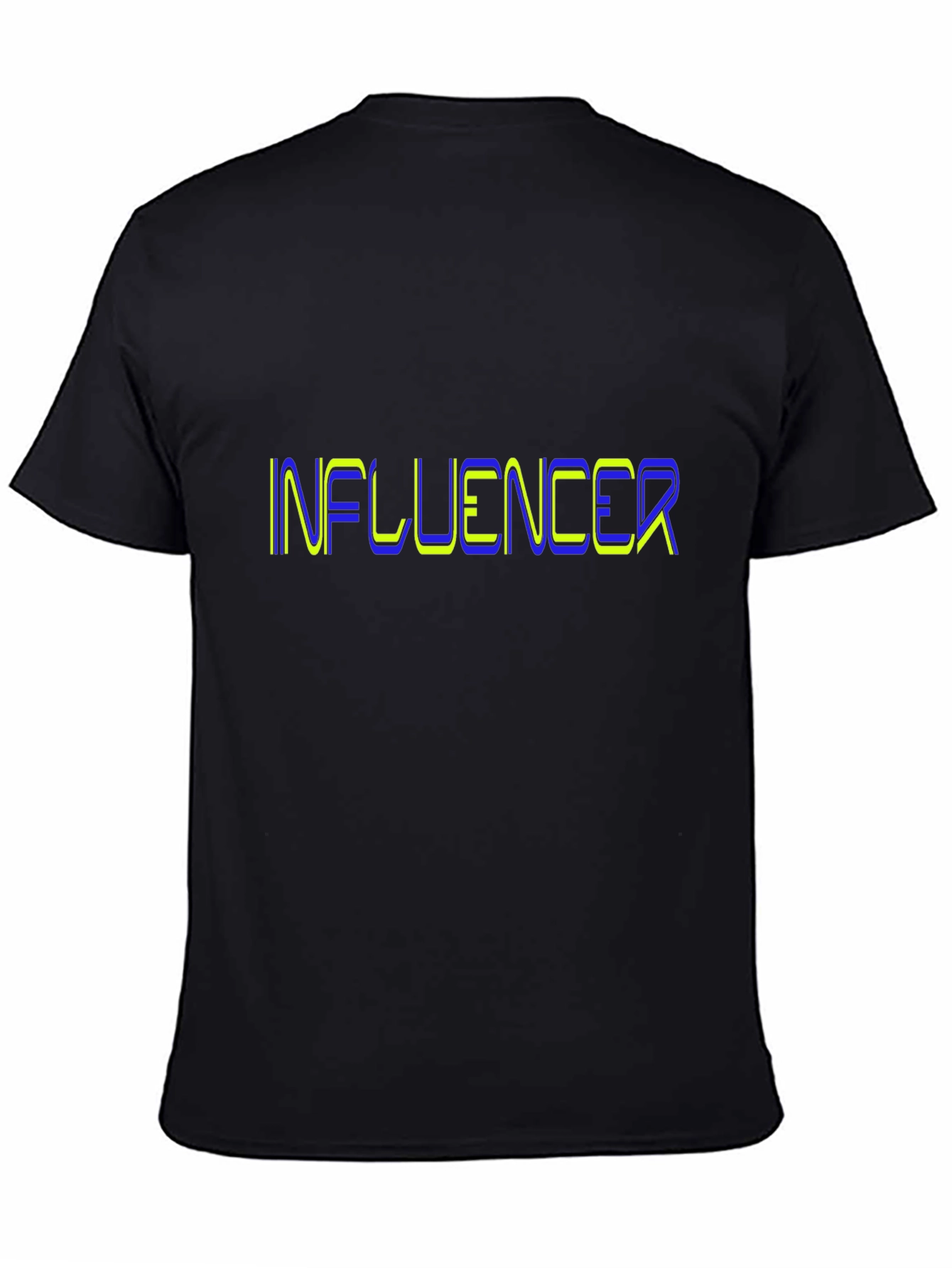 Influencer Black Graphic Tee