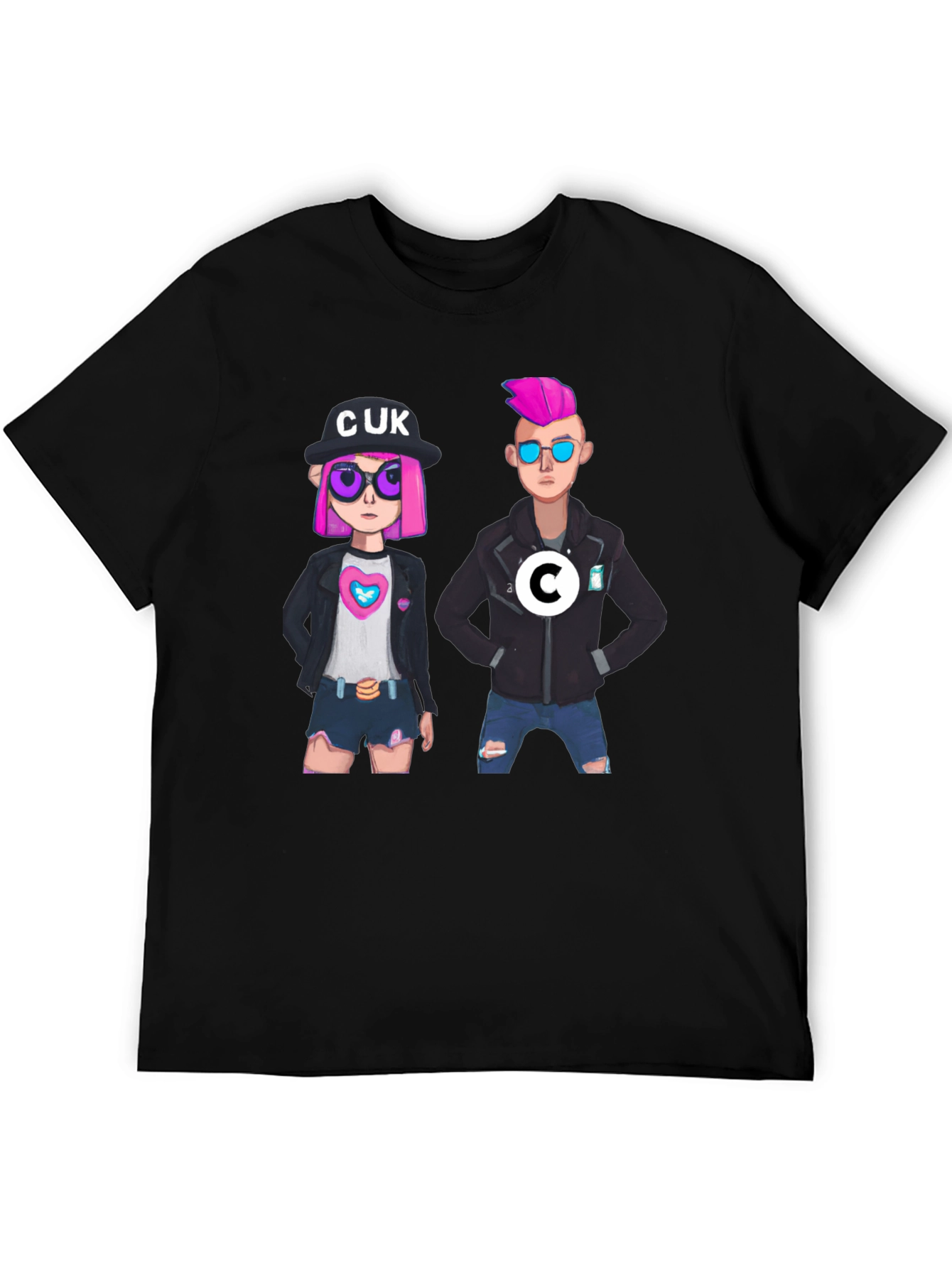 Fun Cartoon Graphic T-Shirt