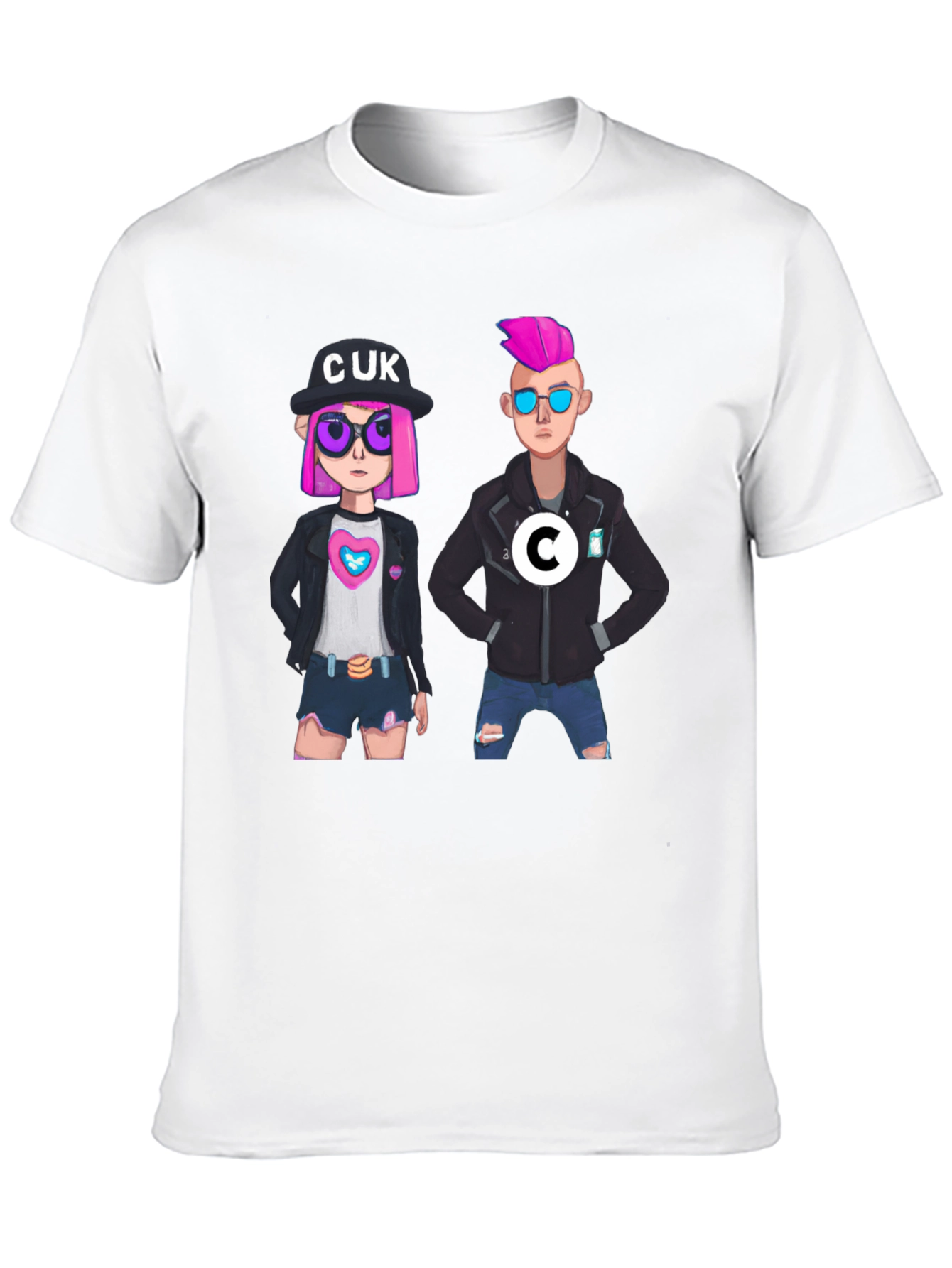 Fun Cartoon Graphic T-Shirt