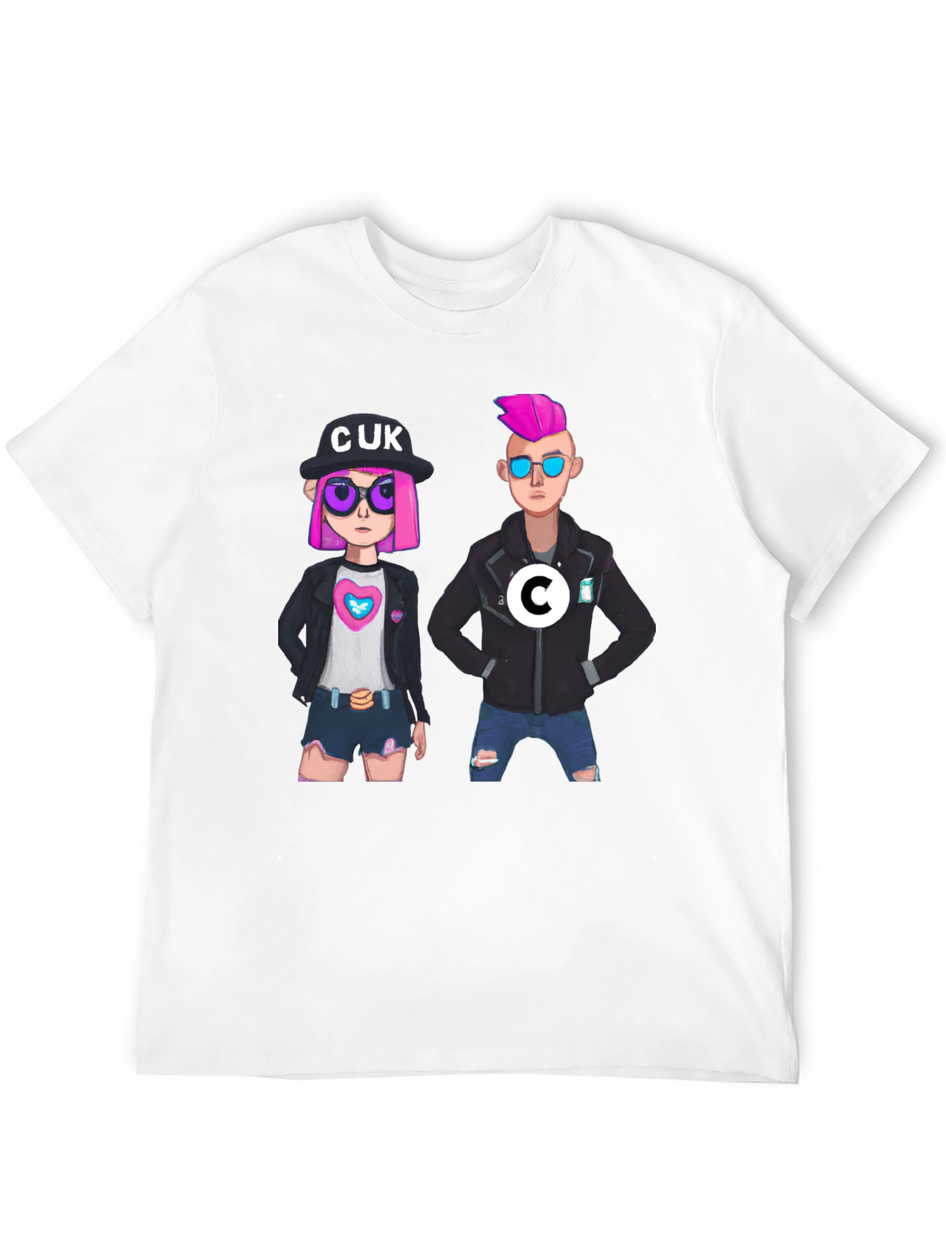 Fun Cartoon Graphic T-Shirt