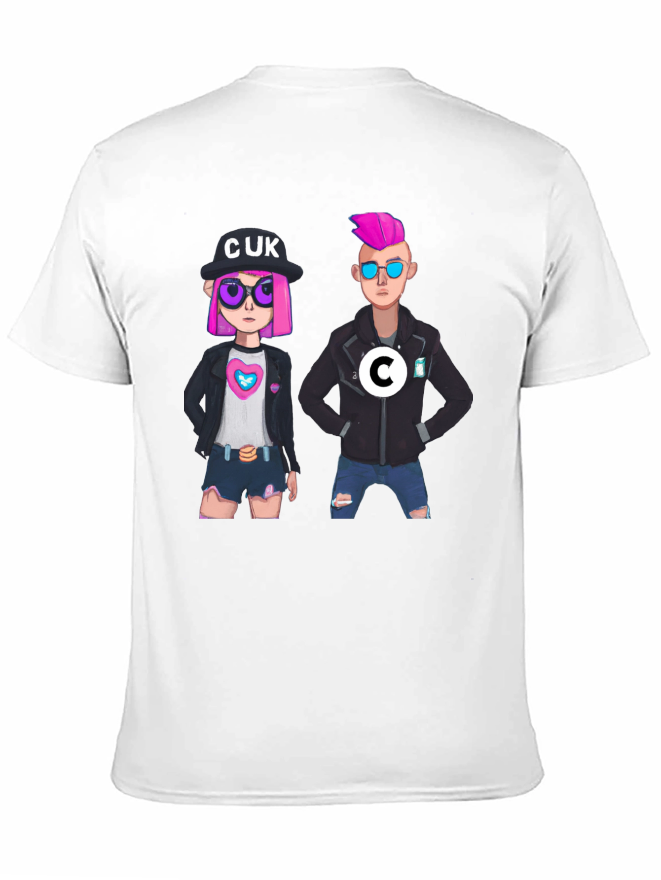 Fun Cartoon Graphic T-Shirt