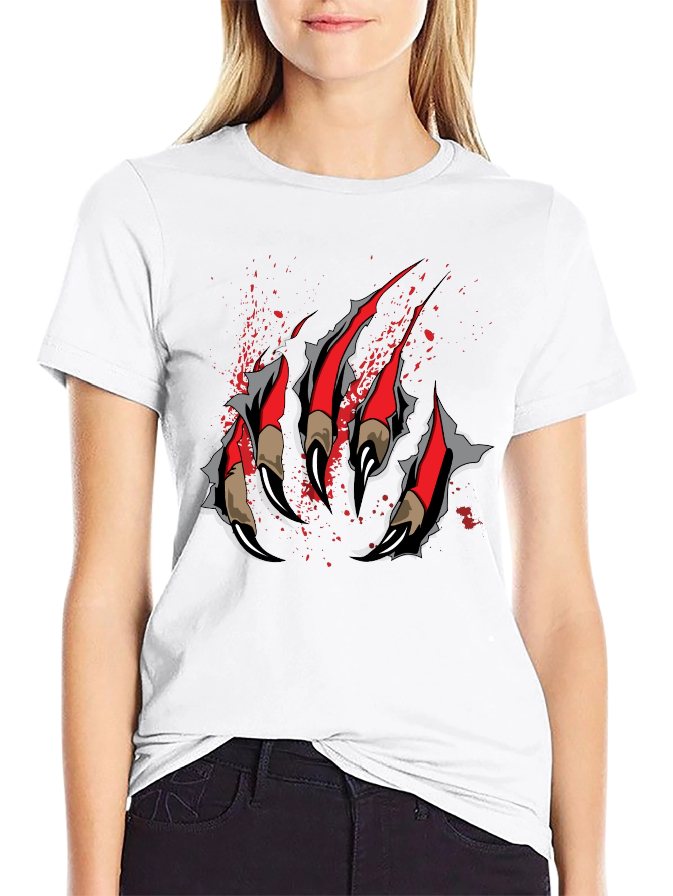 Claw Graphic T-Shirt - Black