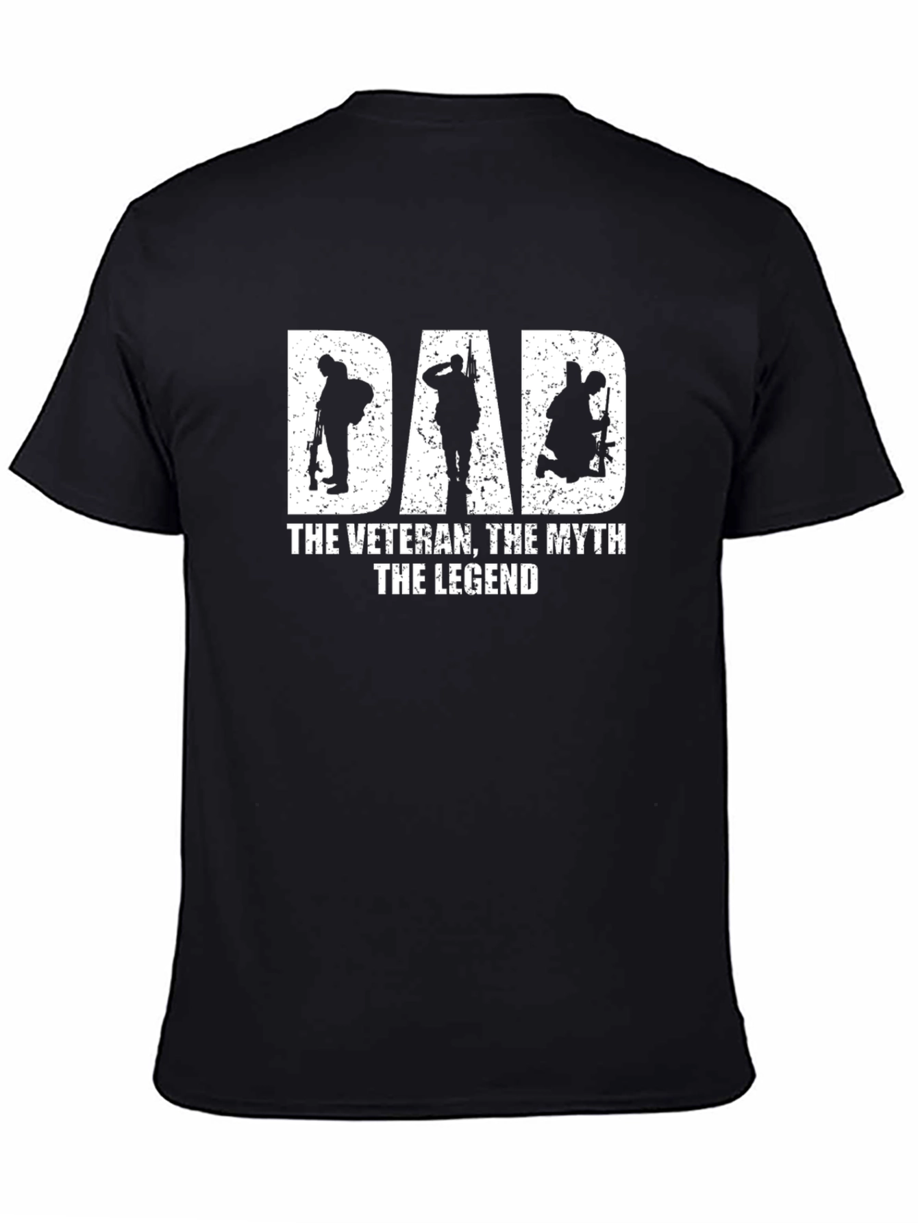 Dad Veteran Myth Legend Graphic T-Shirt