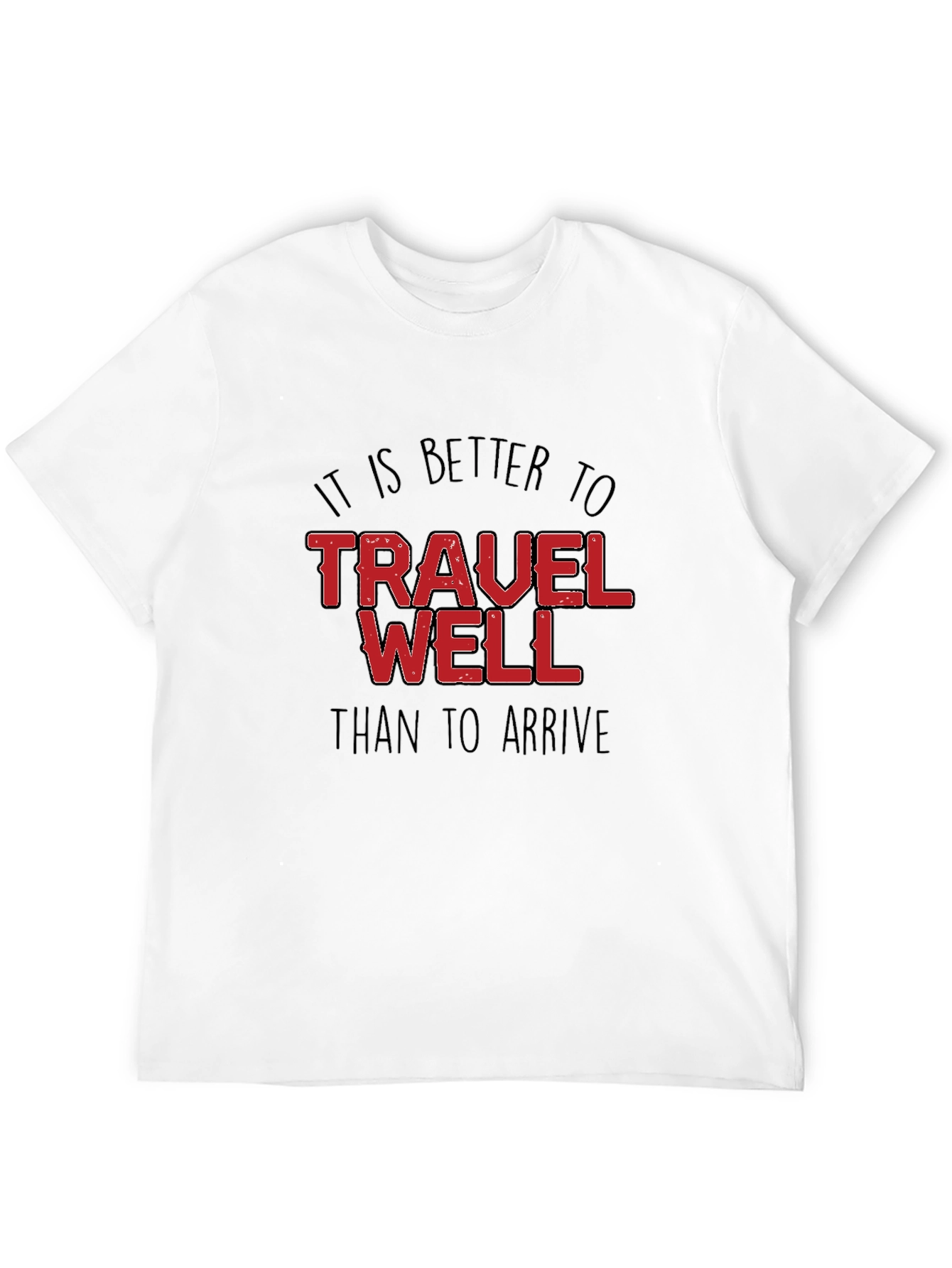 Travel Well Black T-Shirt