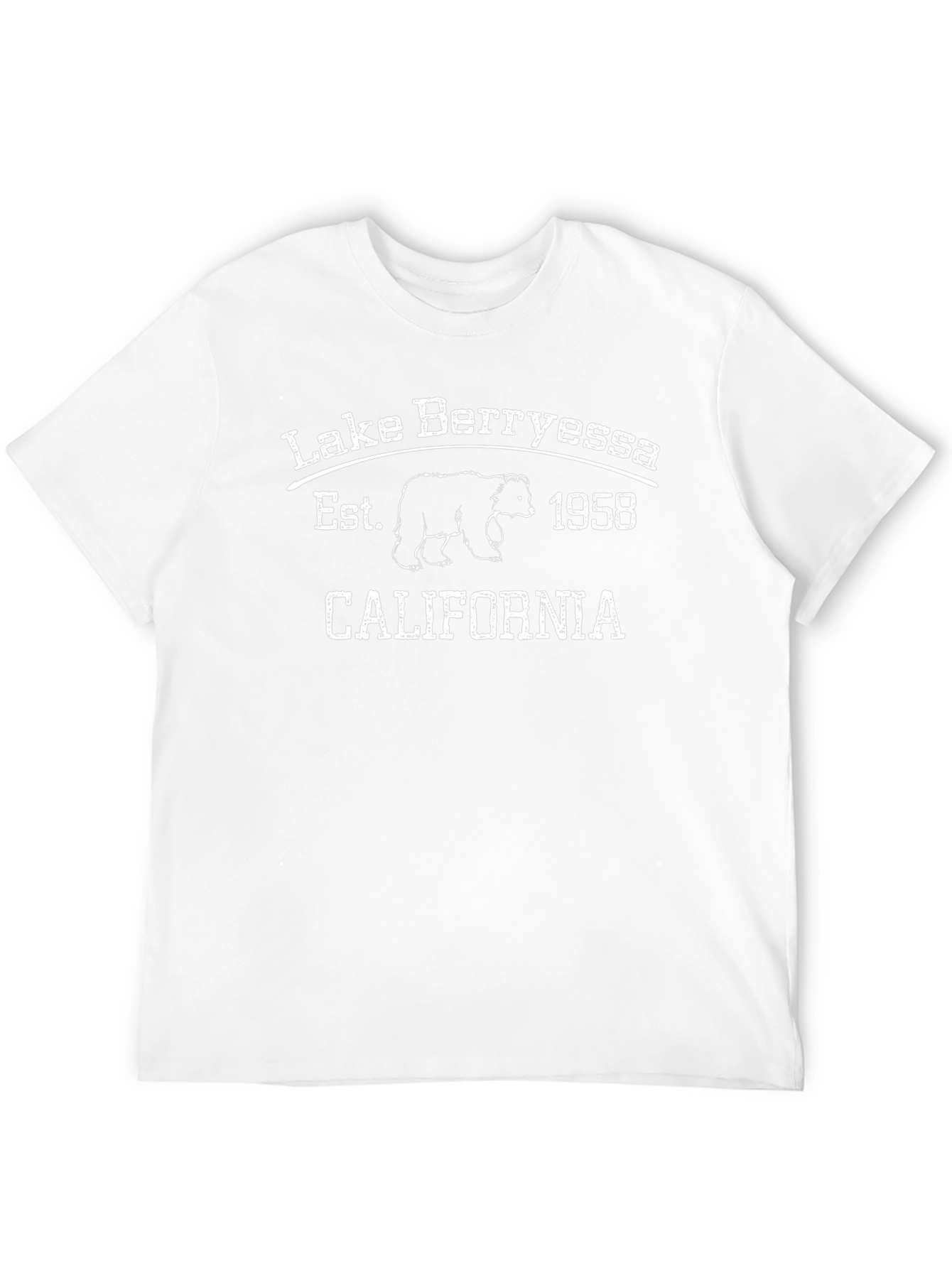 Lake Berryessa California Black T-Shirt