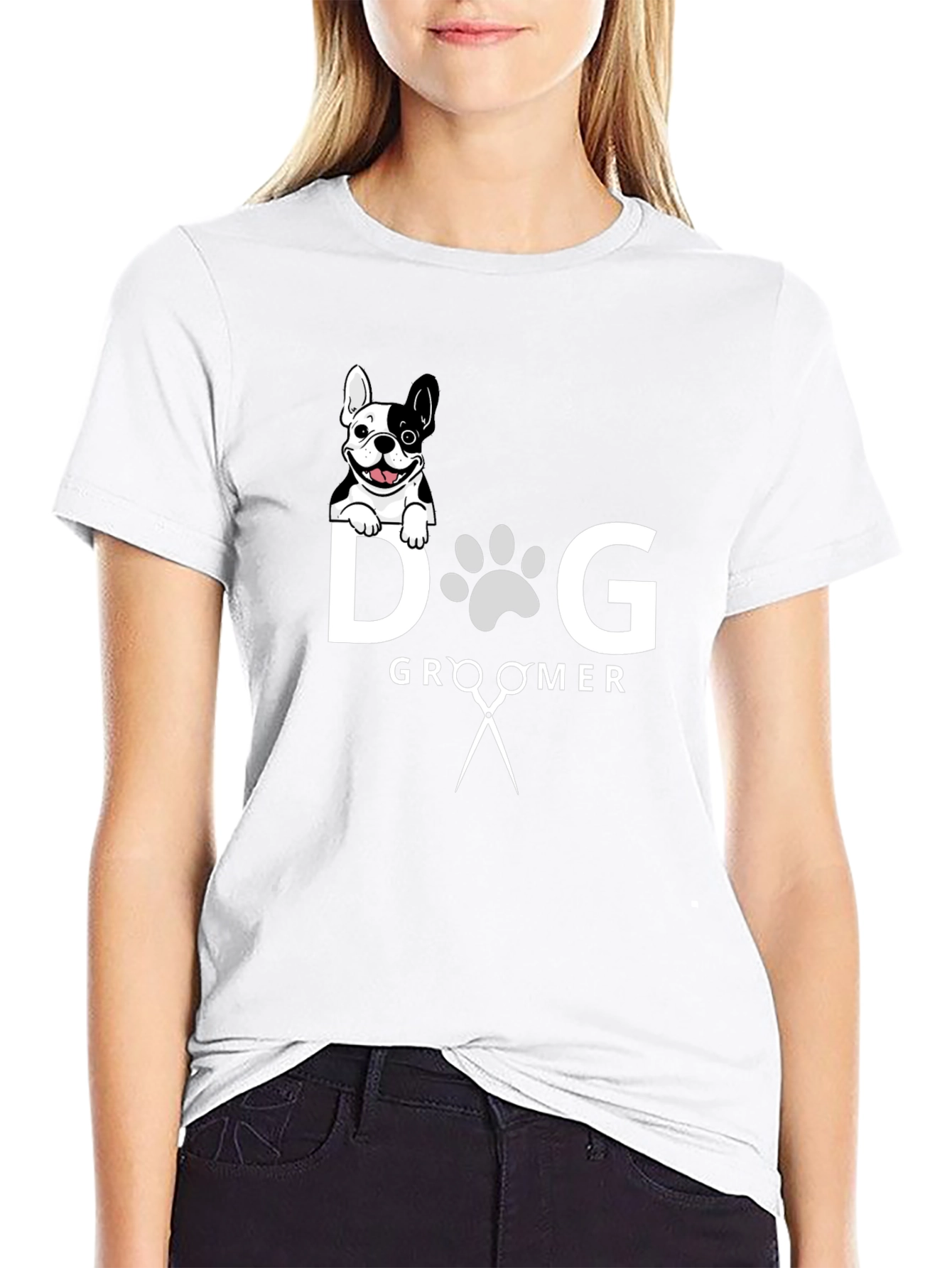 Dog Groomer T-Shirt Cute Puppy Pet Grooming Apparel