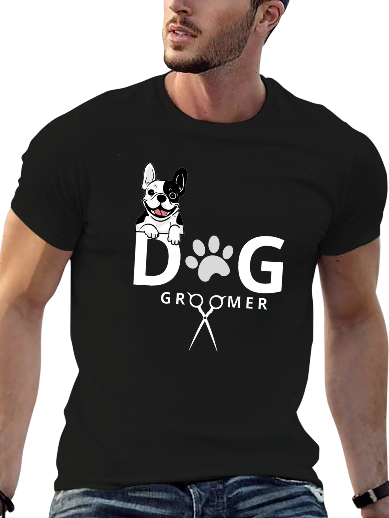 Dog Groomer T-Shirt Cute Puppy Pet Grooming Apparel