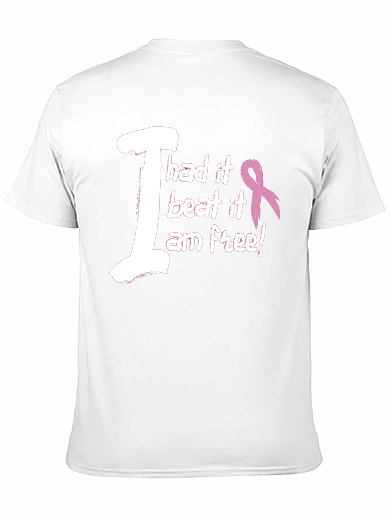 I Beat It Cancer Awareness Graphic T-Shirt