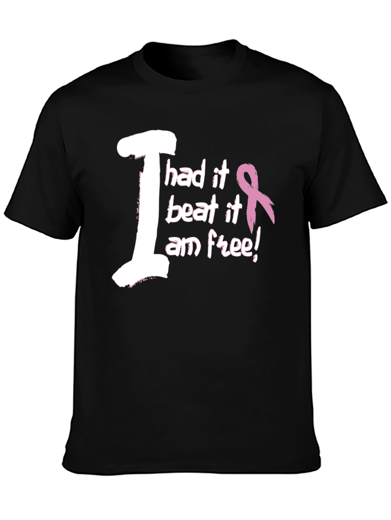 I Beat It Cancer Awareness Graphic T-Shirt