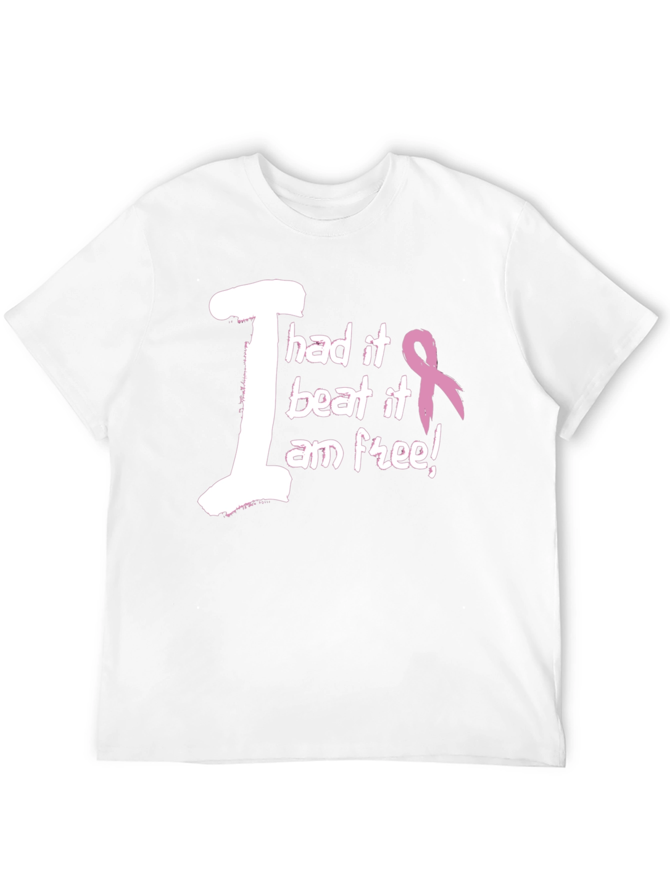 I Beat It Cancer Awareness Graphic T-Shirt