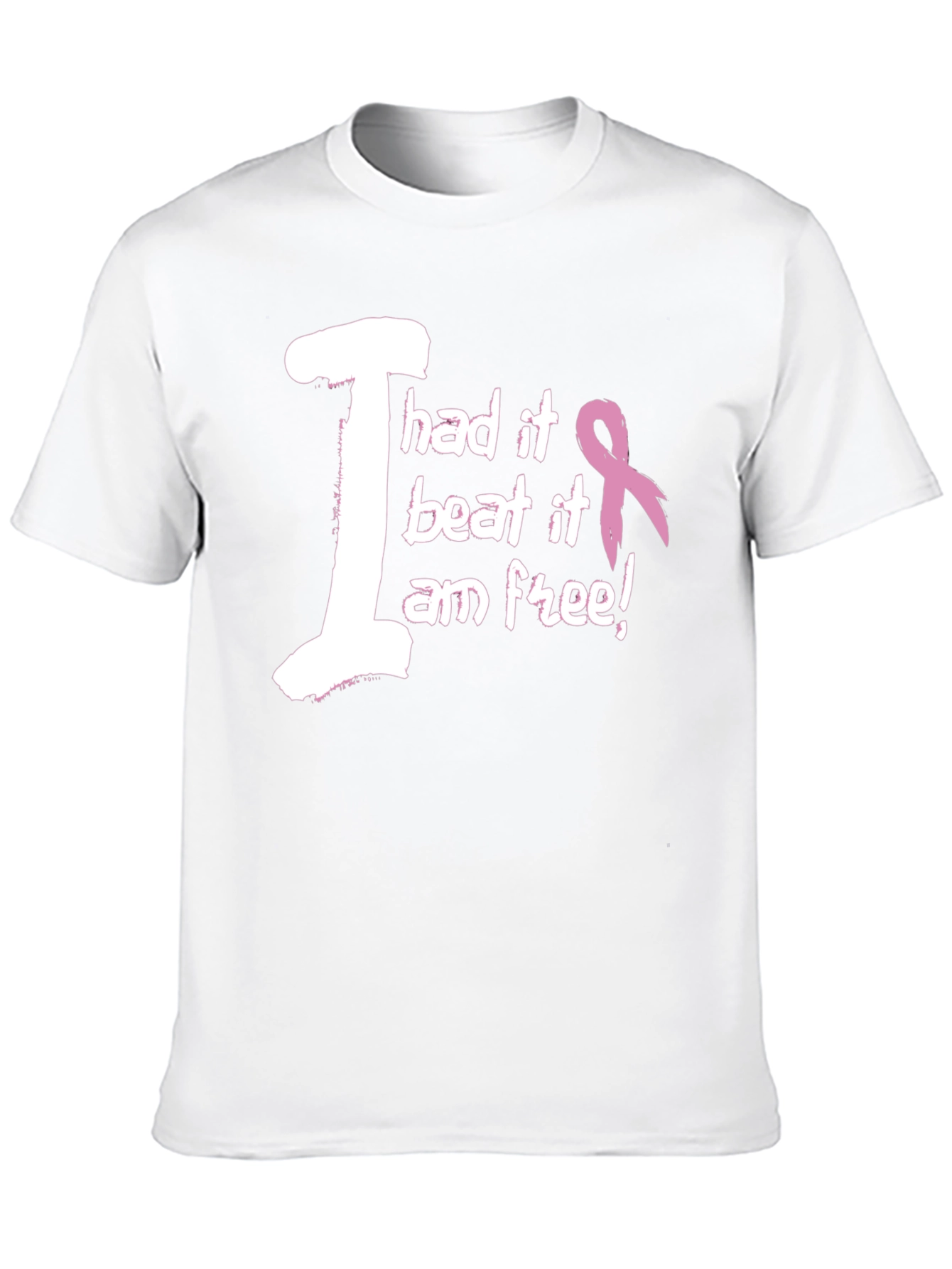 I Beat It Cancer Awareness Graphic T-Shirt